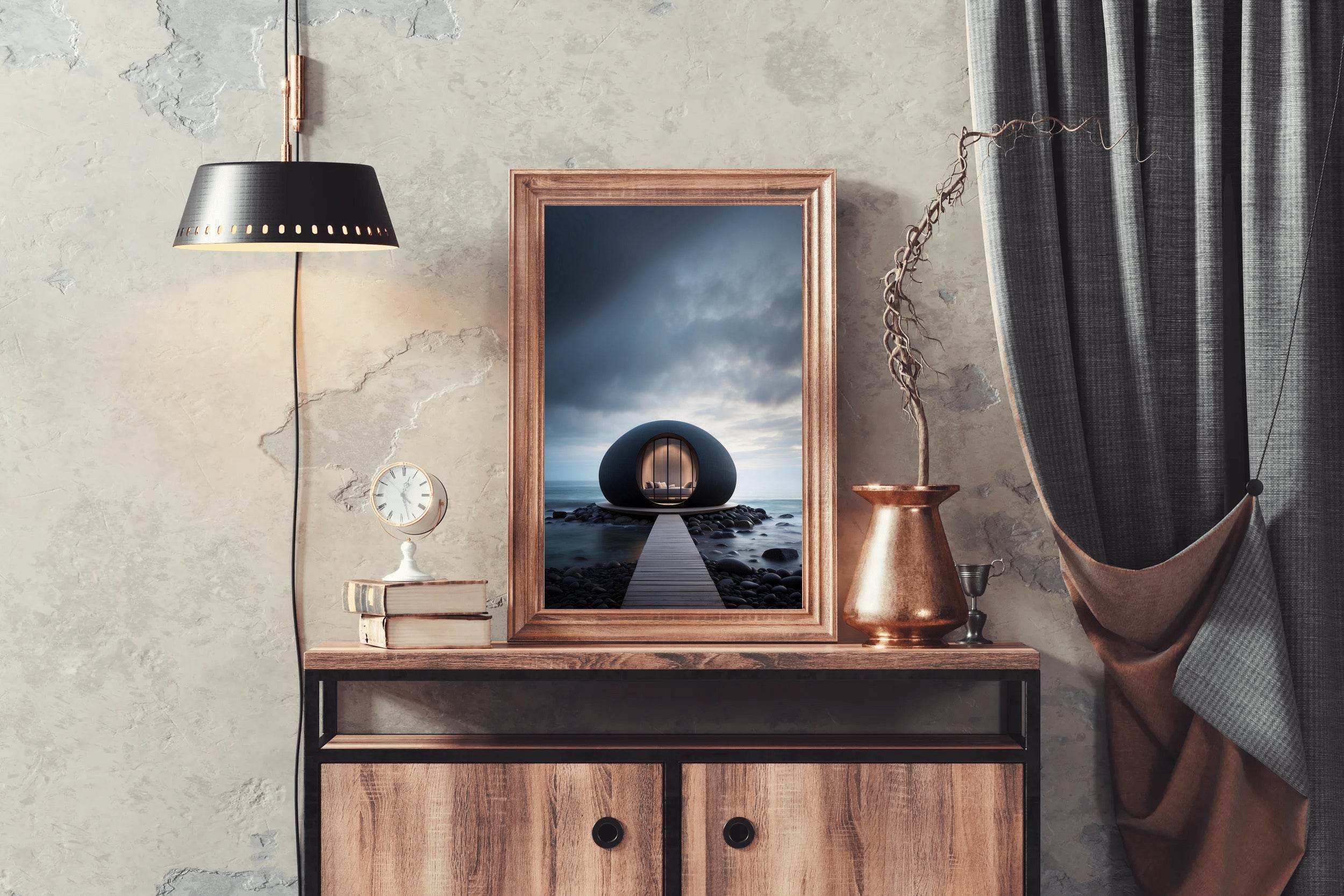 Luxury Beach Cottage Wall Art - beink online art store