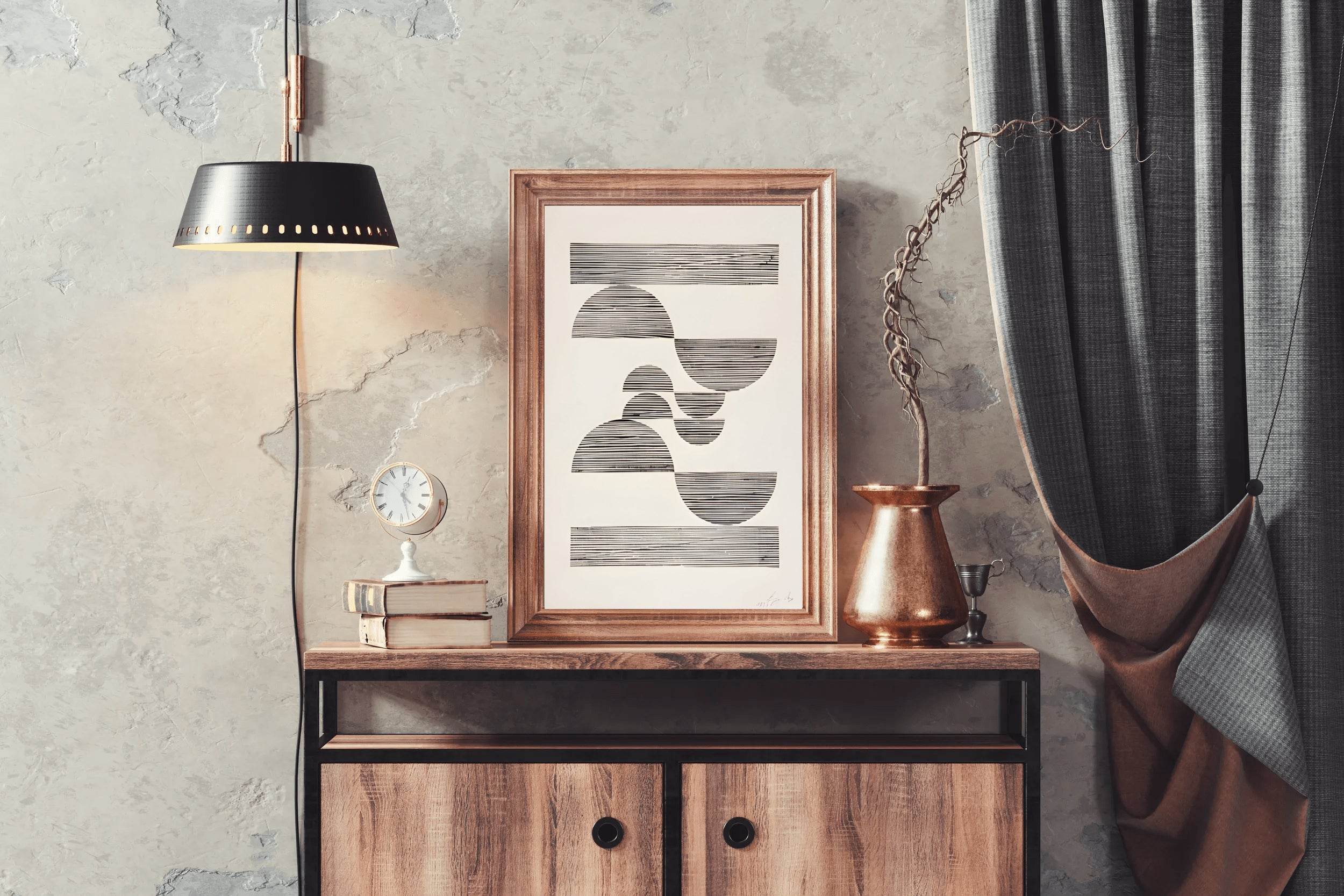 Geometrical Alignment Modern Wall Art - beink online art store