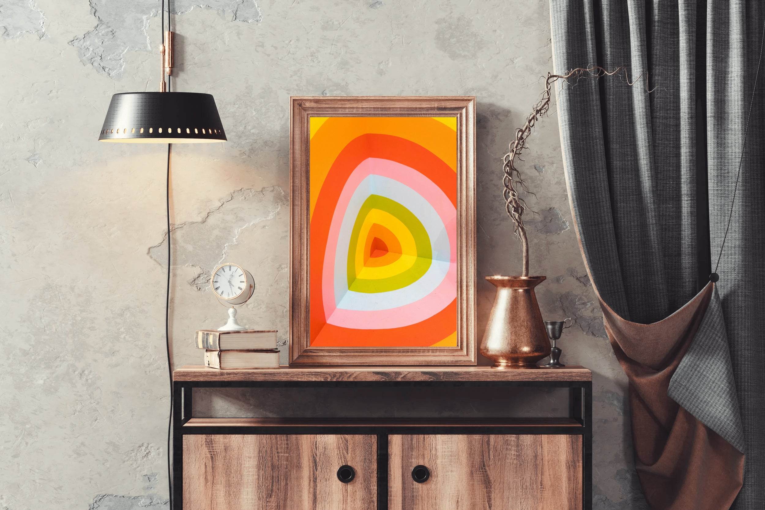 Colorful Paper Abstract Wall Art - beink online art store