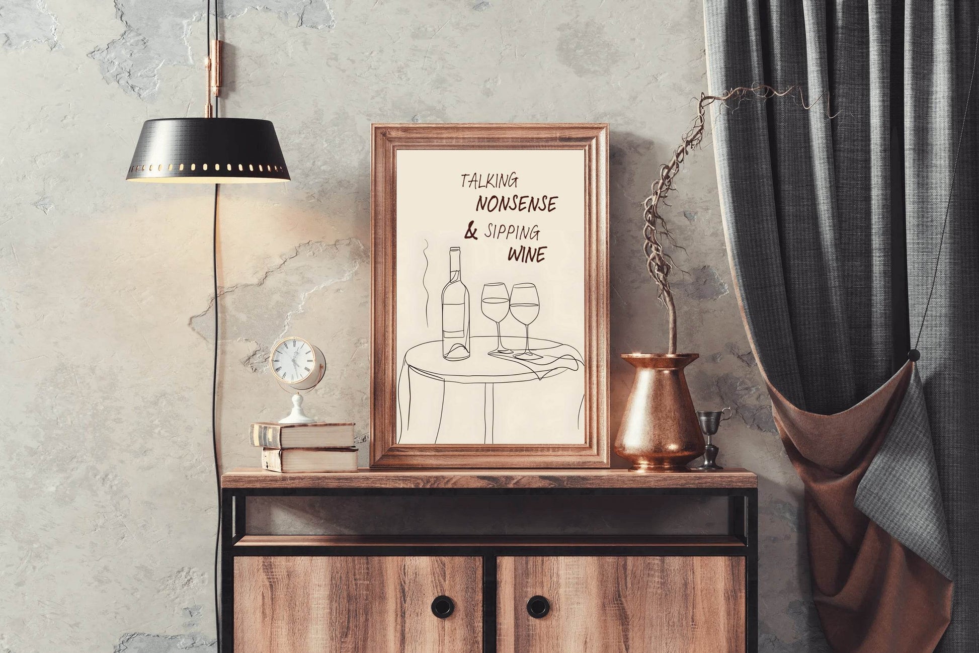 Cocktail & Wine Ads Wall Art - beink online art store