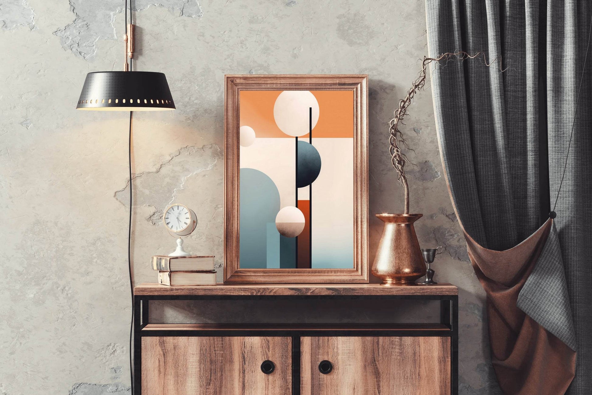 Geometric Abstract Wall Art - beink online art store