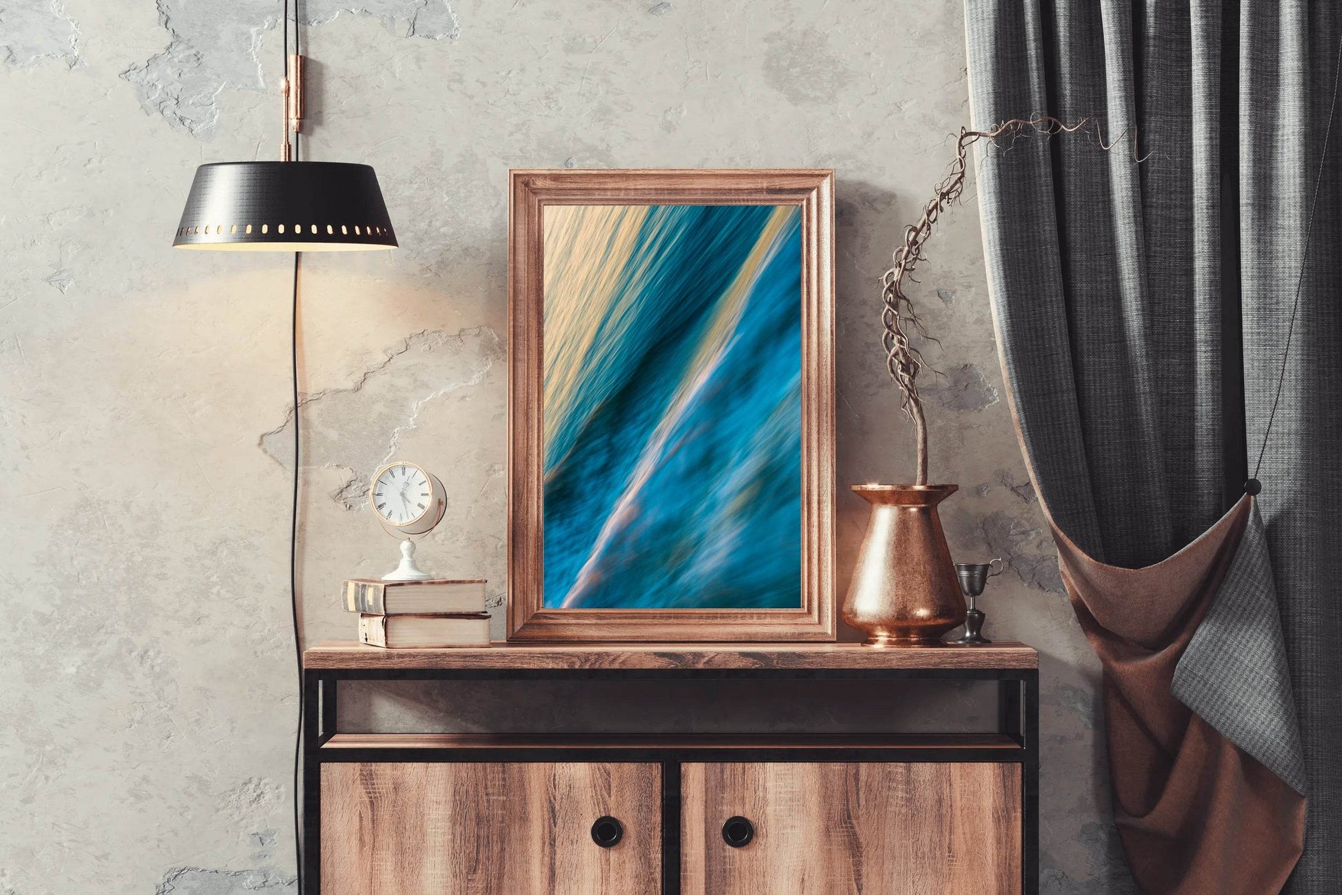 Sea Waves Abstract Wall Art - beink online art store