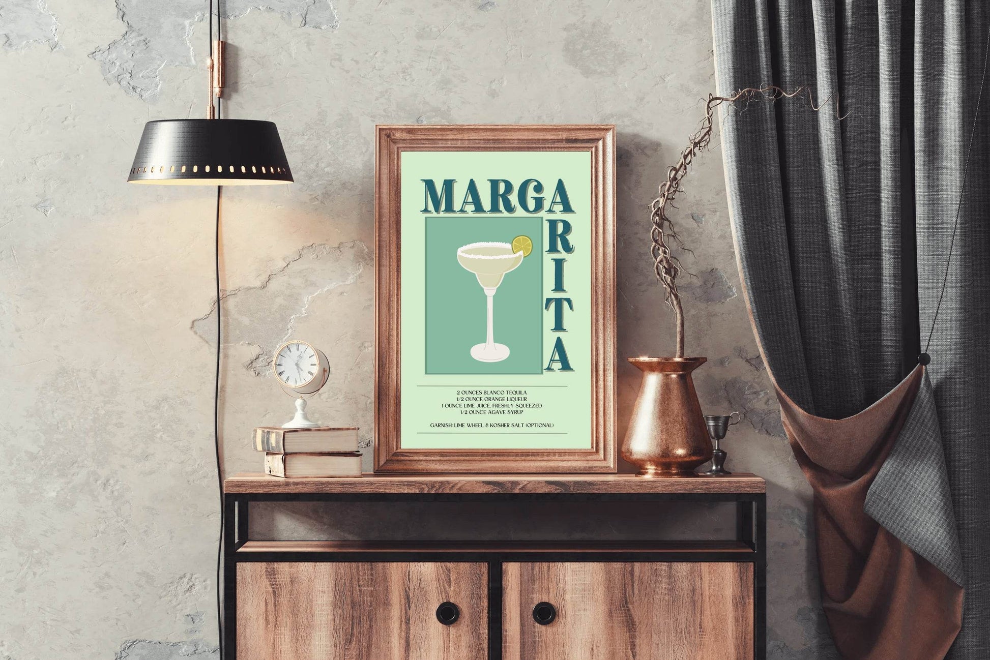Fizzy Margarita Wall Art - beink online art store
