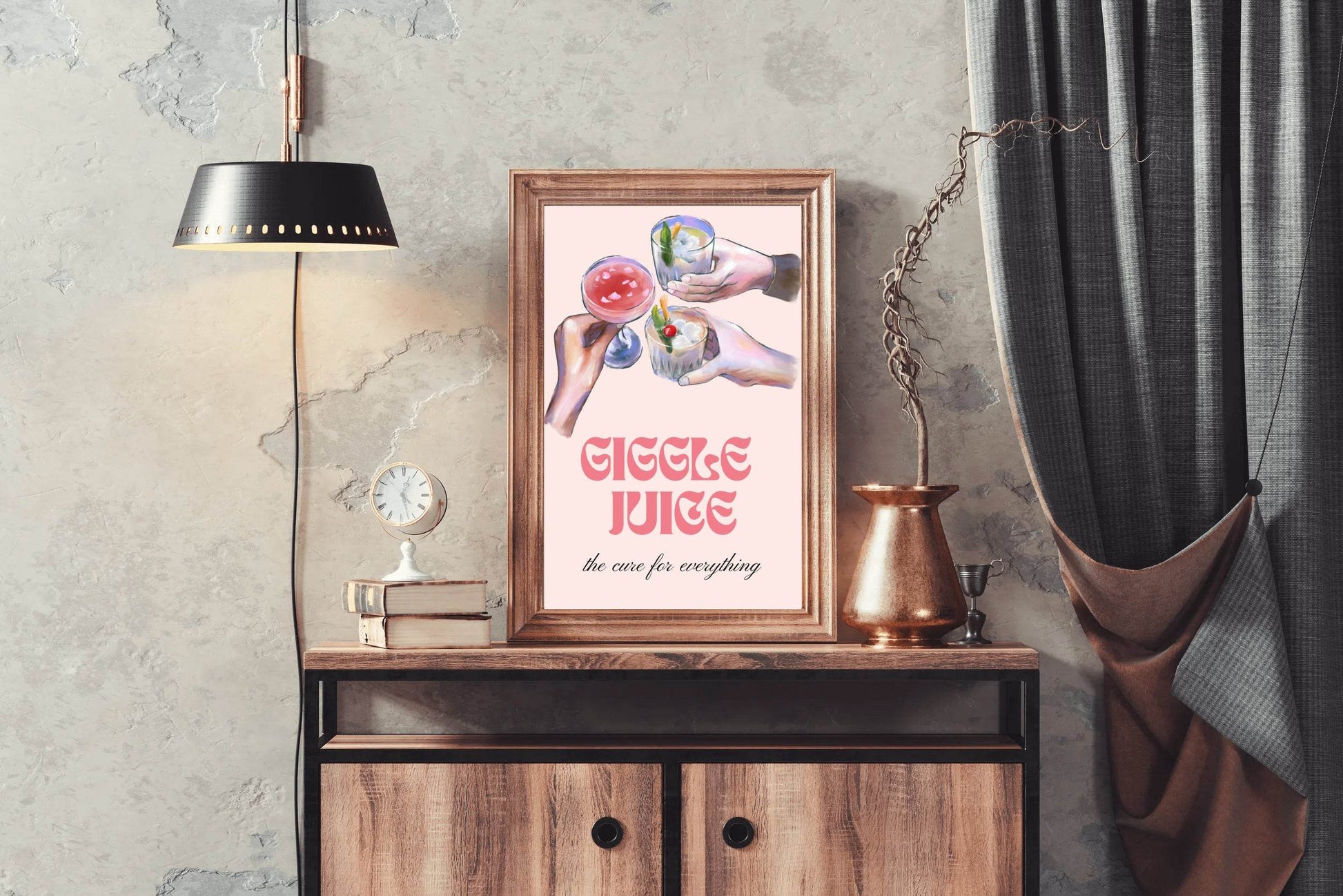 Giggle Juice Wall Art - beink online art store
