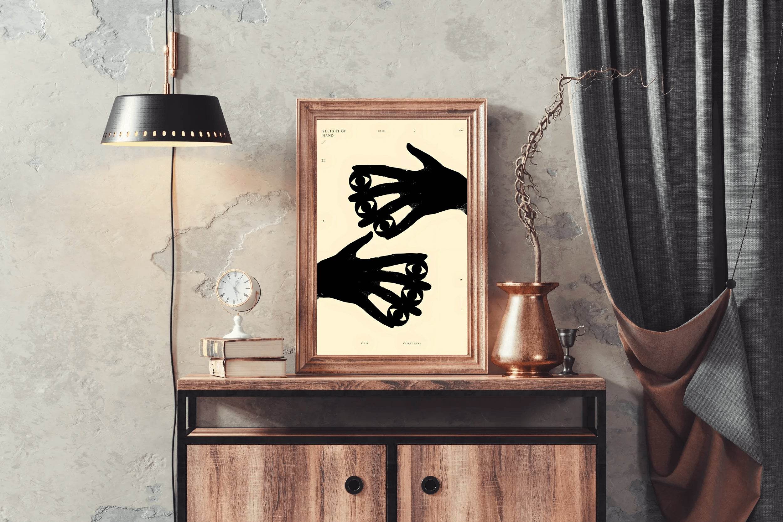 Sleight of Hand Modern Wall Art - beink online art store