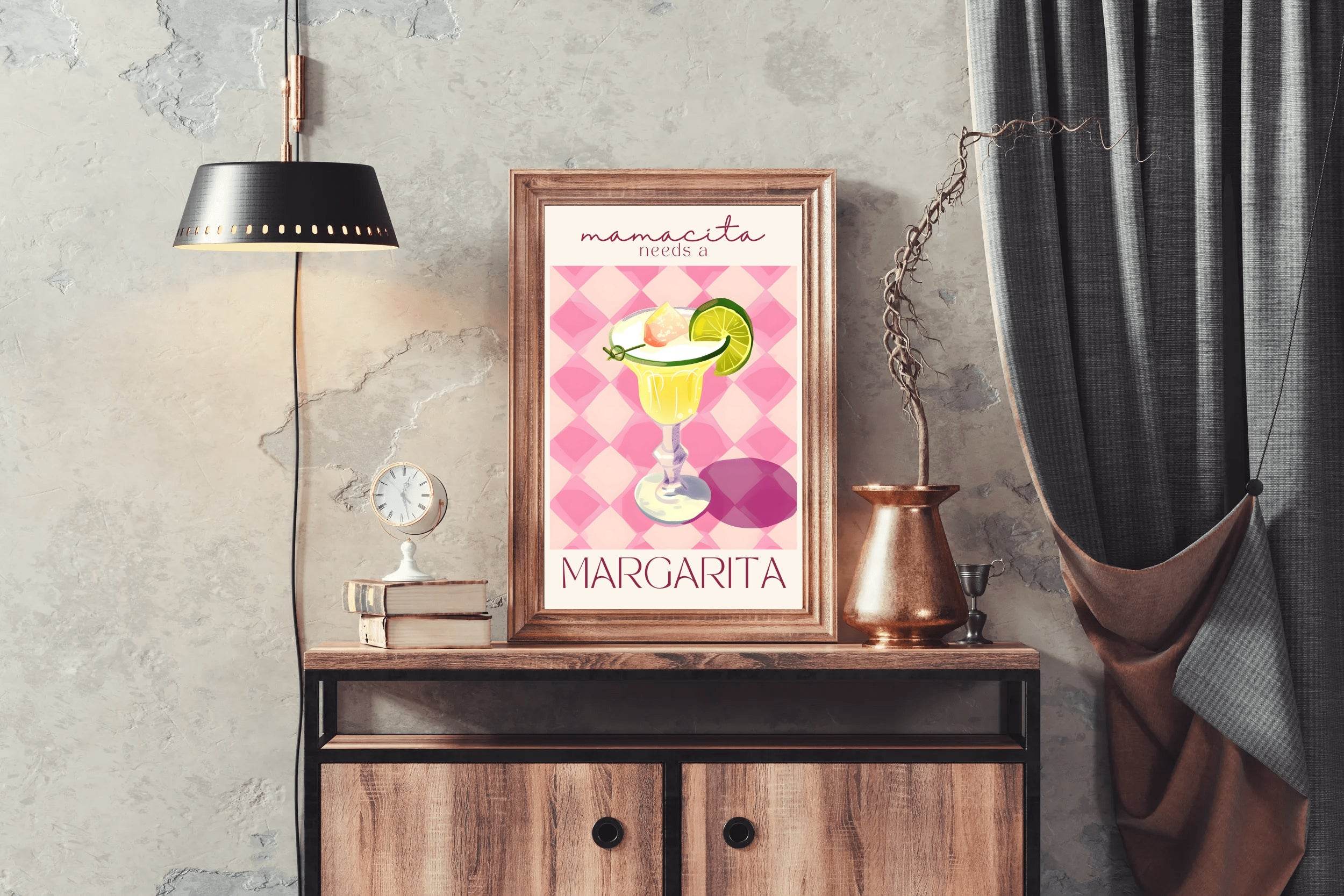 Margarita Cocktail Wall Art - beink online art store