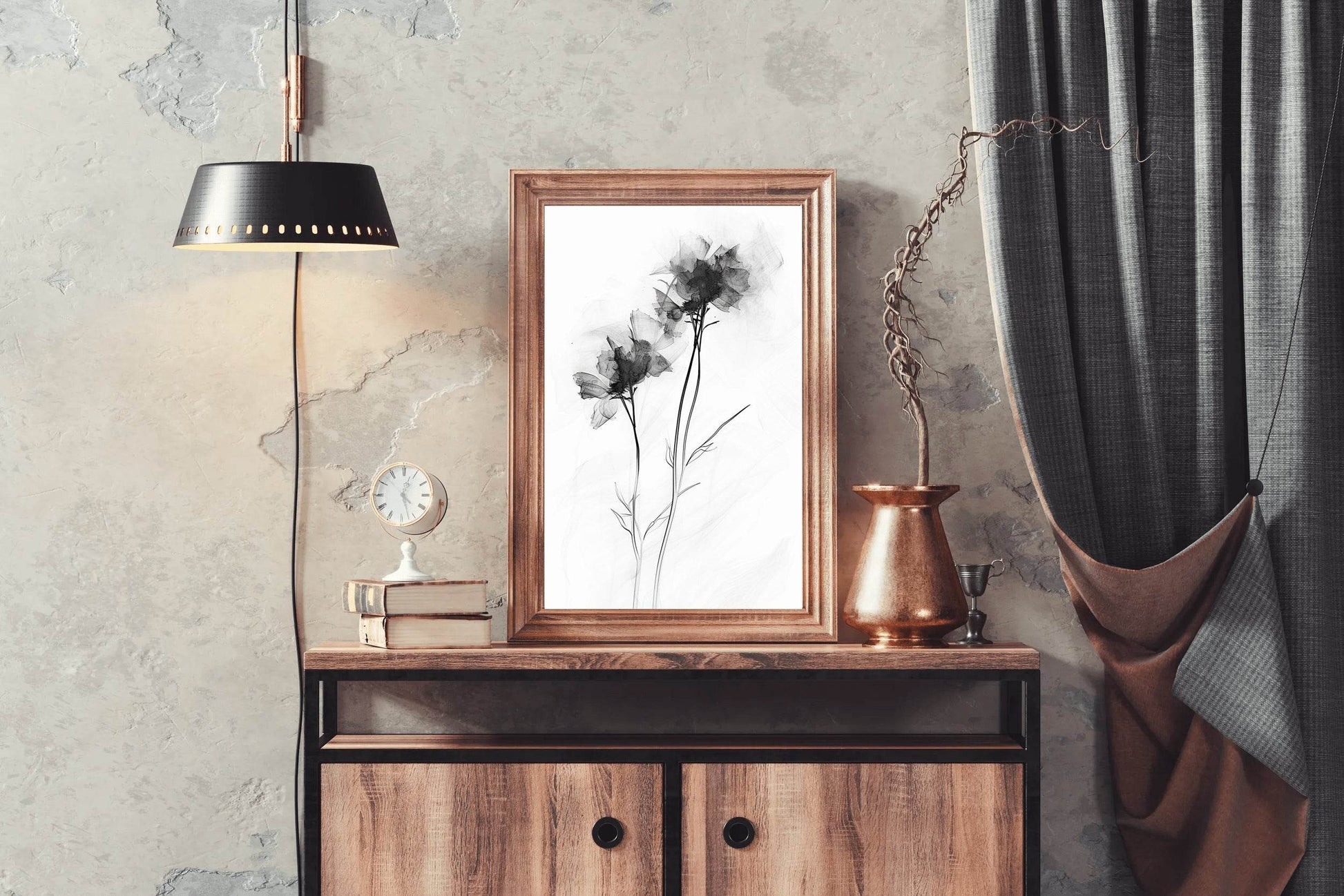 Watercolor Dynamic Petals Wall Art - beink online art store