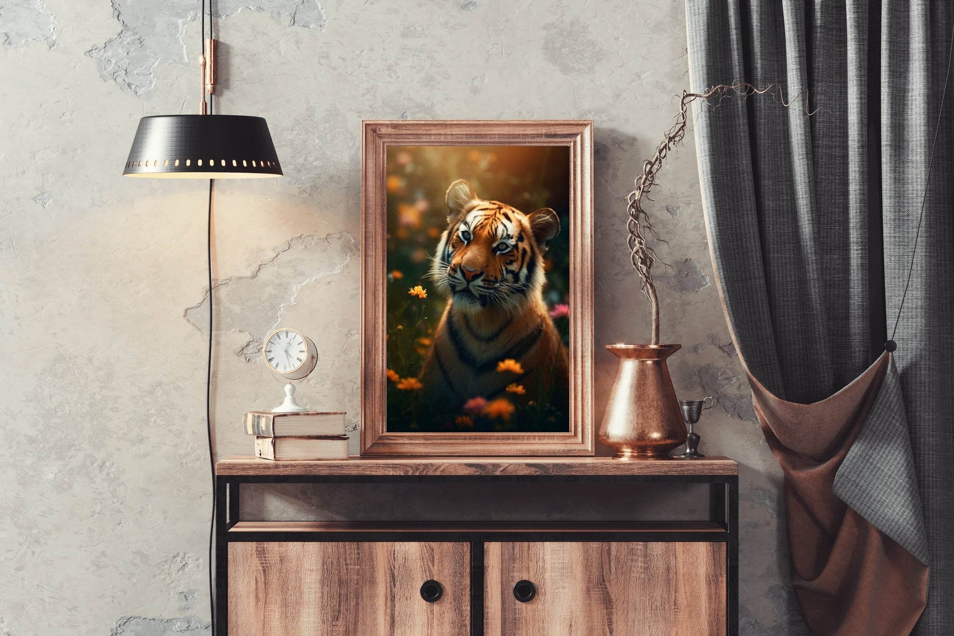 Bengal Tiger Animal Wall Art - beink online art store