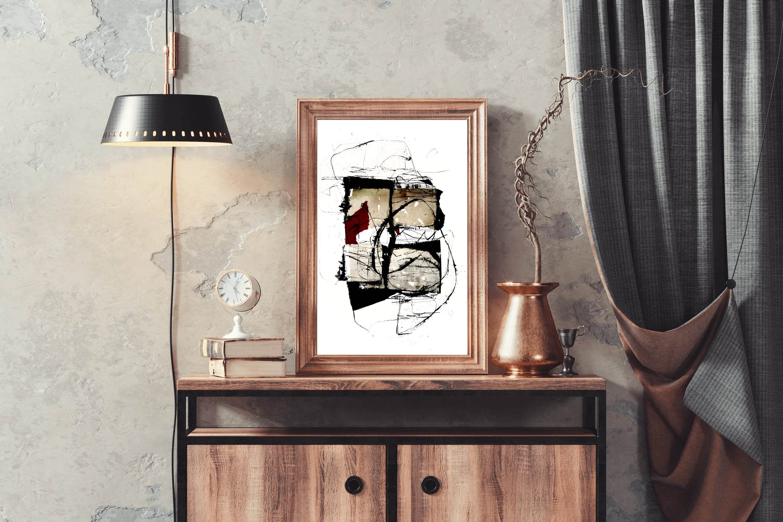 Fractured Landscape Modern Wall Art - beink online art store