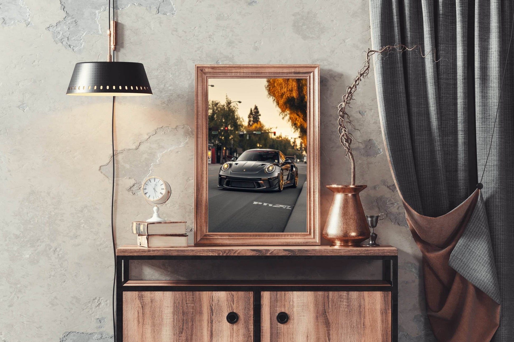 Porsche 718 Cayman Wall Art - beink online art store