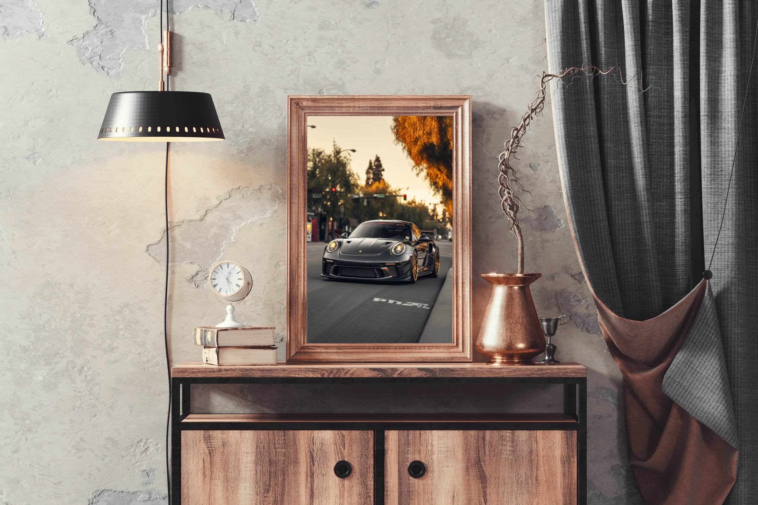 Porsche 718 Cayman Wall Art - beink online art store