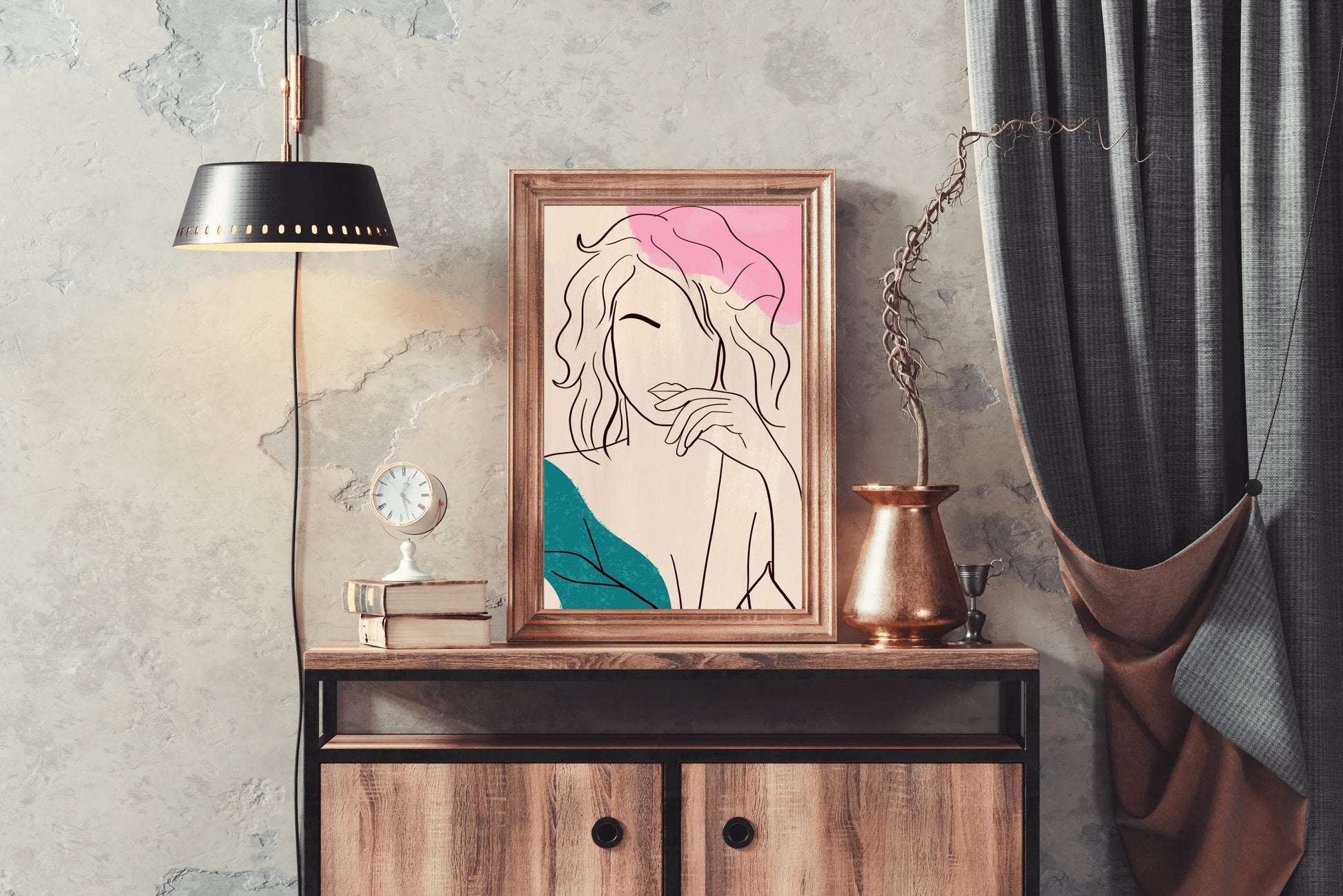 Painting A Woman Without A Face Wall Art - beink online art store