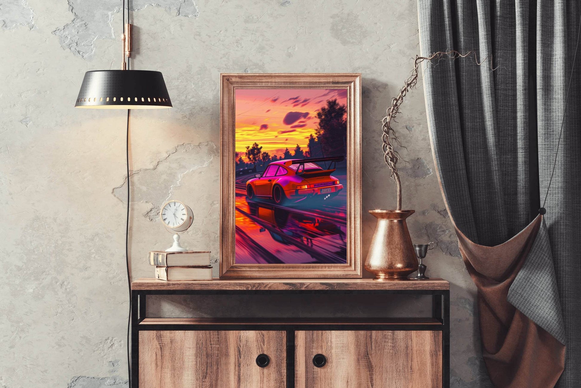 Porsche 911 Captivating Wall Art - beink online art store