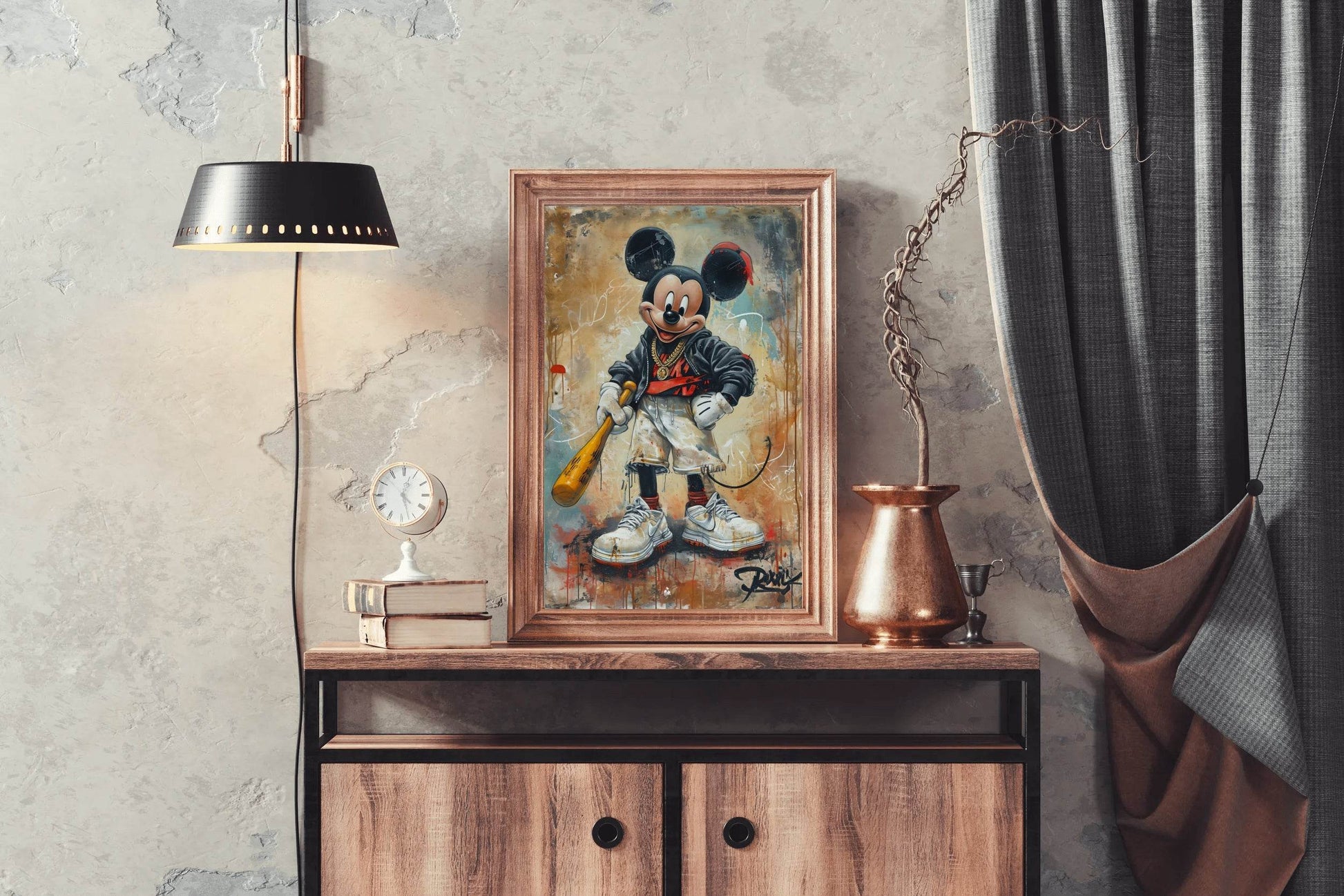Mickey's Gangsta Style Wall Art - beink online art store