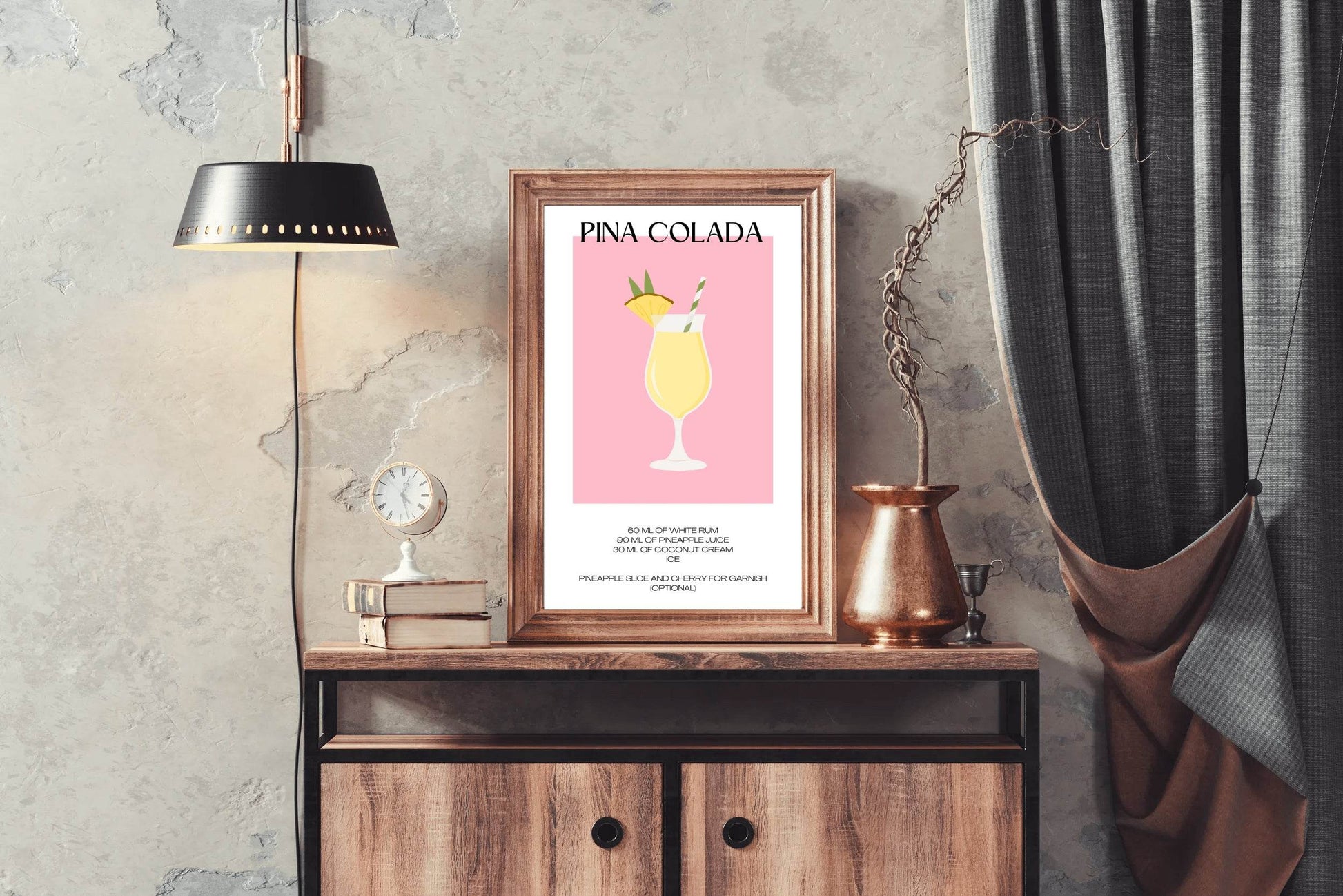 Pina Colada lemon Wall Art - beink online art store