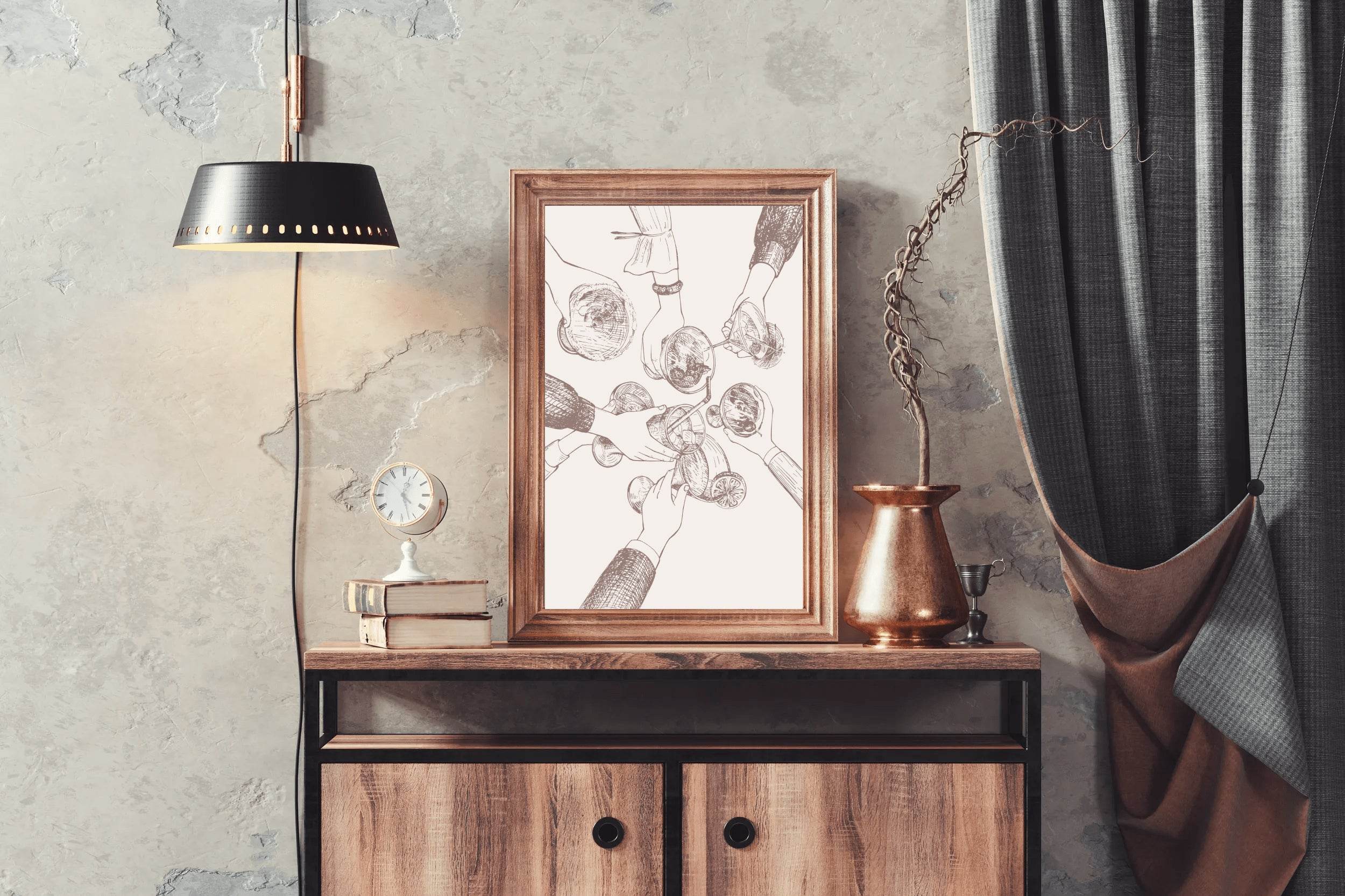 Cocktail Box Wall Art - beink online art store