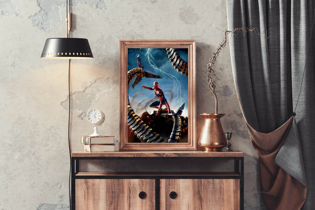 Spider-Man: No Way Home A Battle Across Universes Wall Art - beink online art store