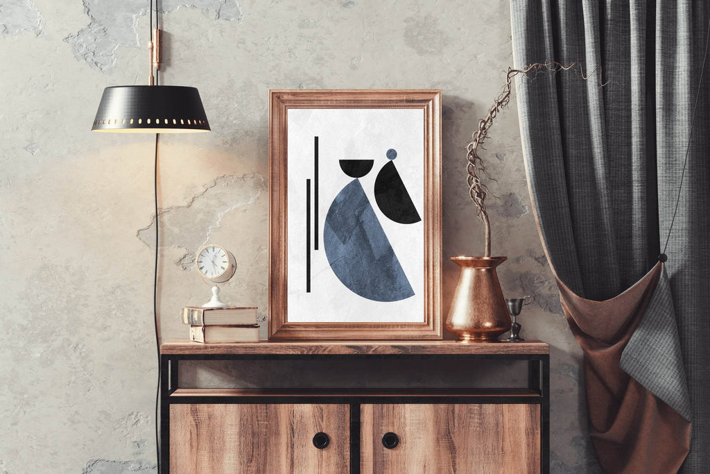 Geometrical Shapes Abstract Wall Art - beink online art store