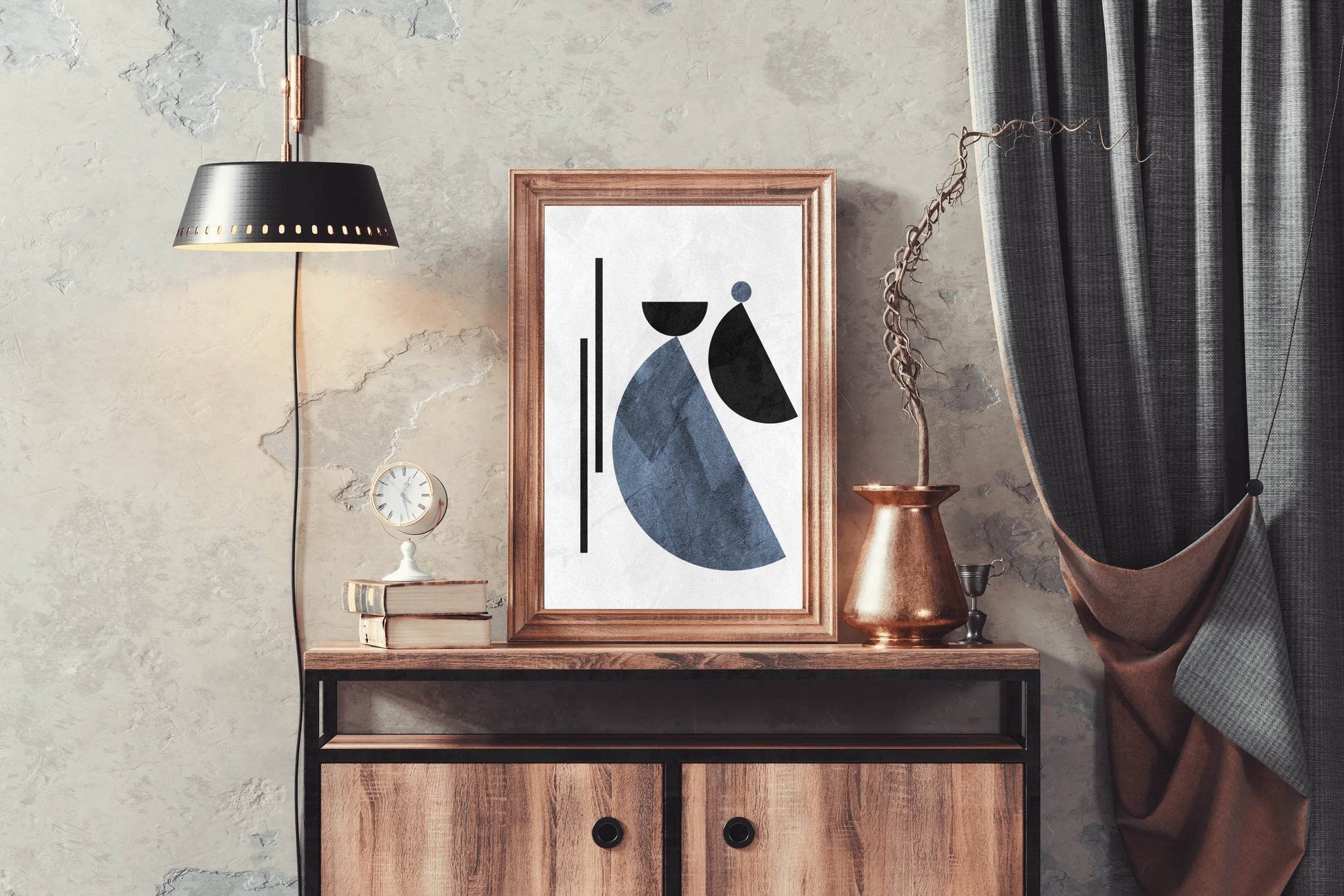 Geometrical Shapes Abstract Wall Art - beink online art store