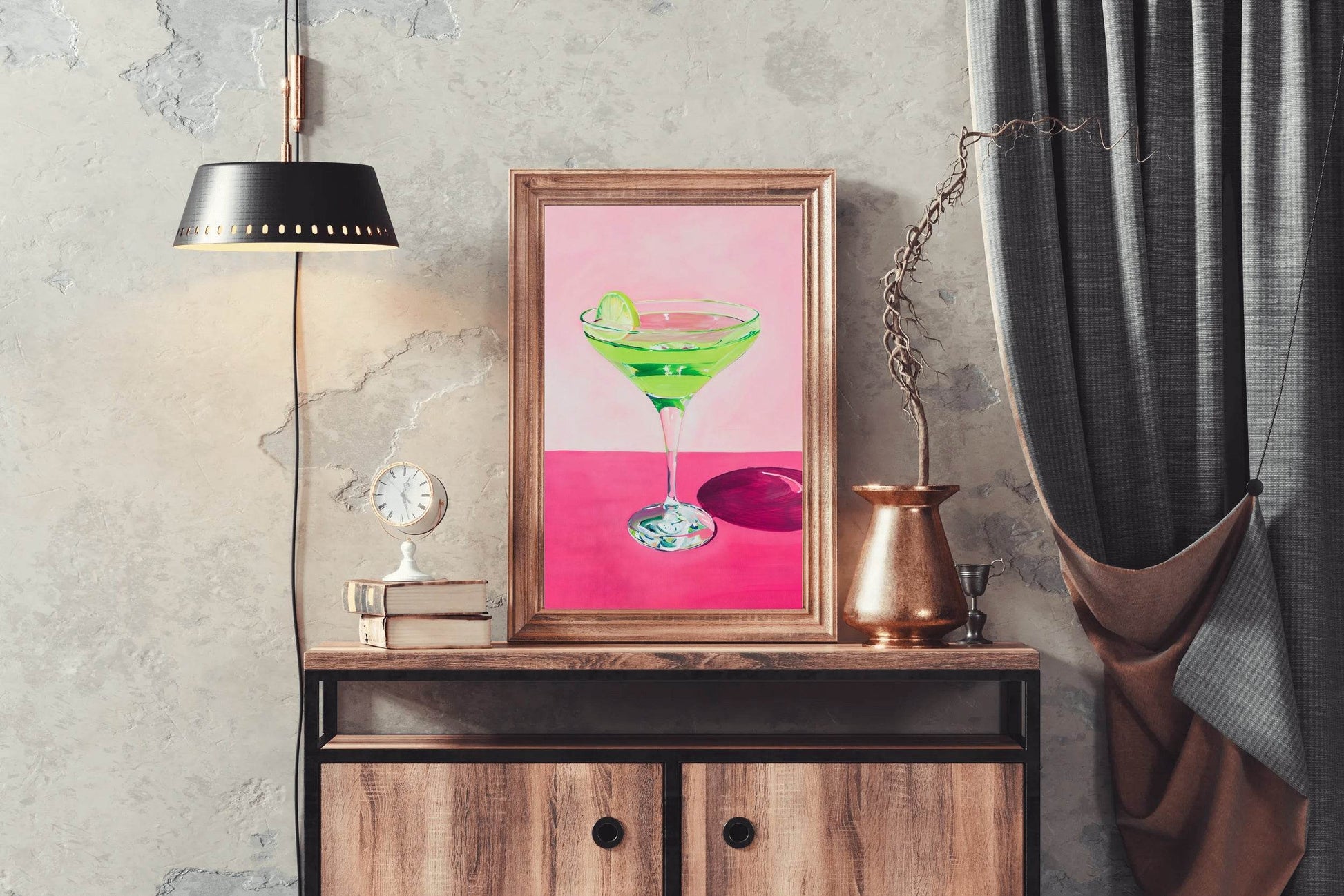 Refreshing Cocktail Margarita Wall Art - beink online art store