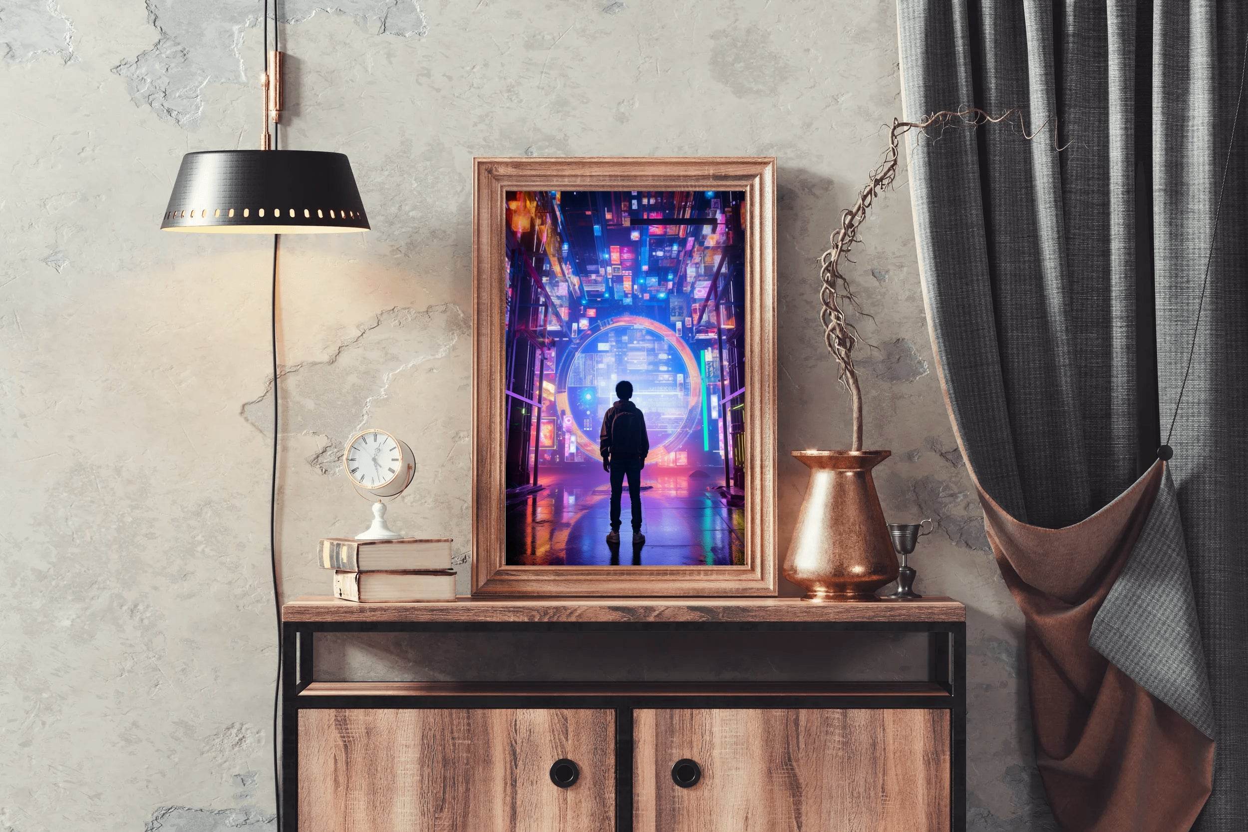 Against Technology Wall Art - beink online art store