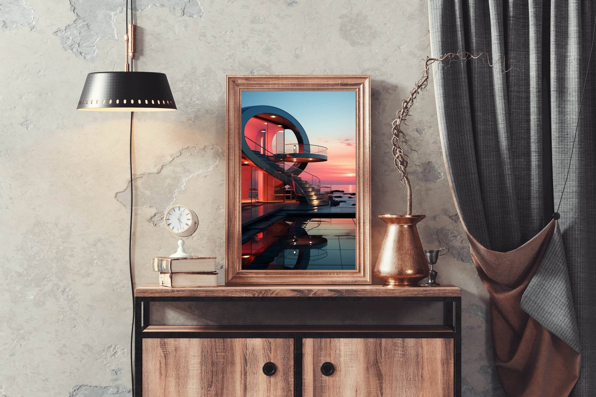 Beautiful MCM House Wall Art - beink online art store