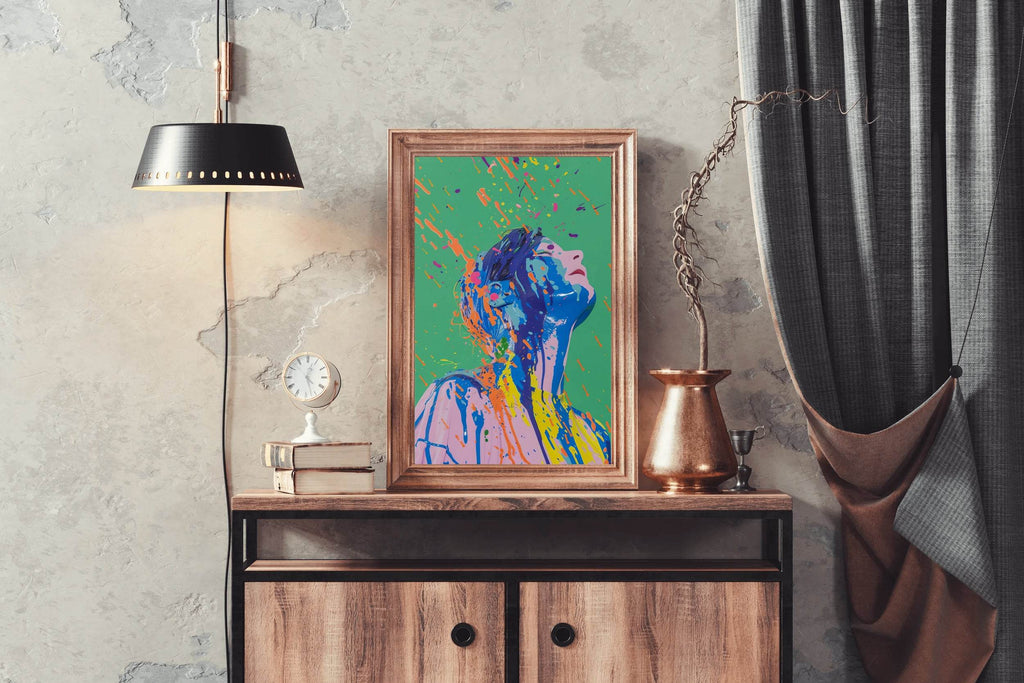 Splashed Dreams Modern Wall Art - beink online art store