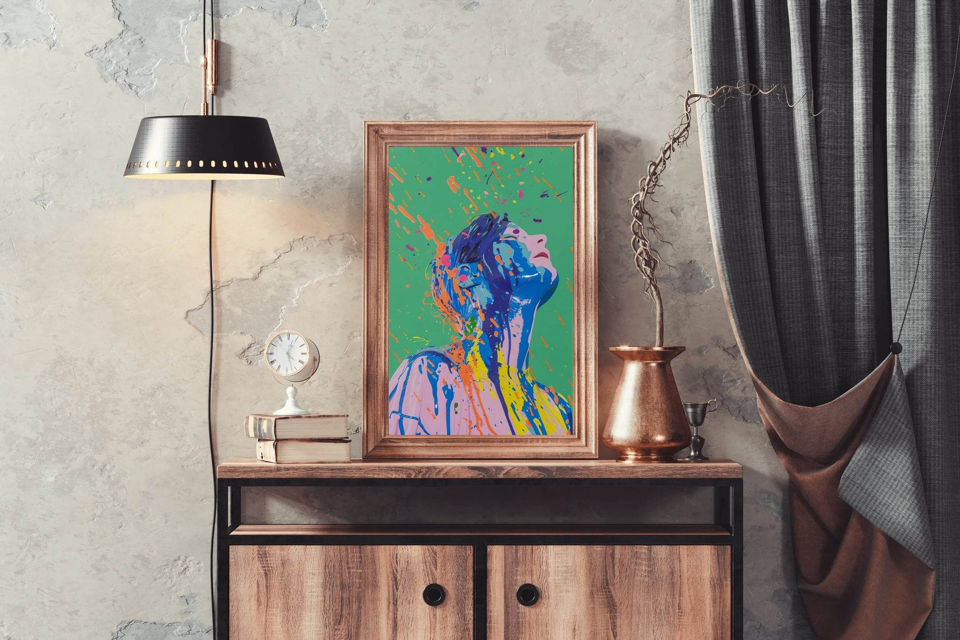 Splashed Dreams Modern Wall Art - beink online art store