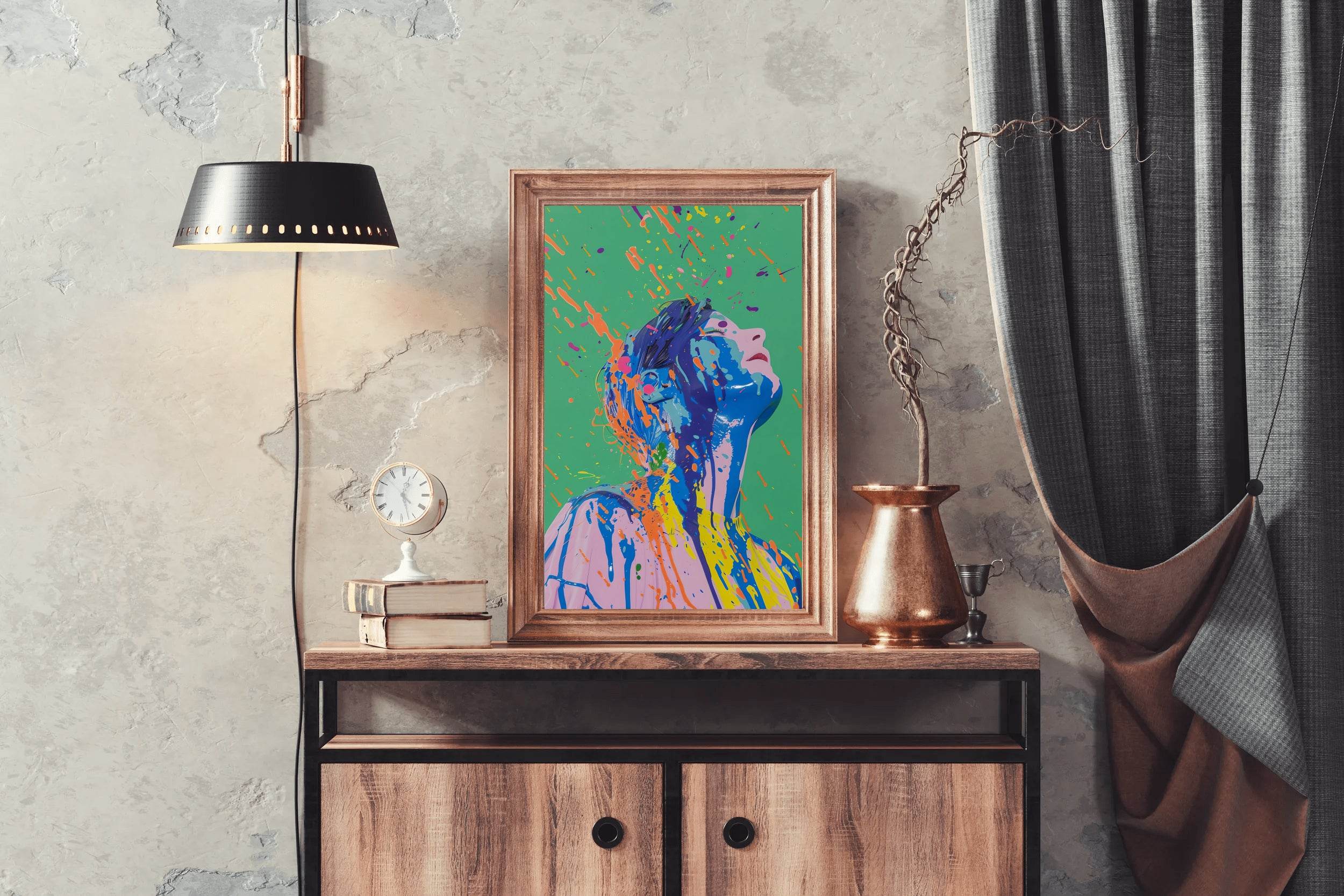 Splashed Dreams Modern Wall Art - beink online art store