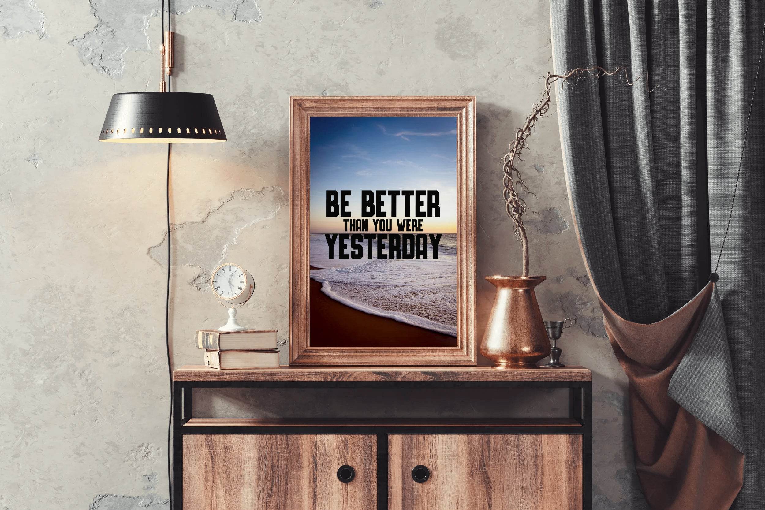 Be Better Motivational Wall Art - beink online art store