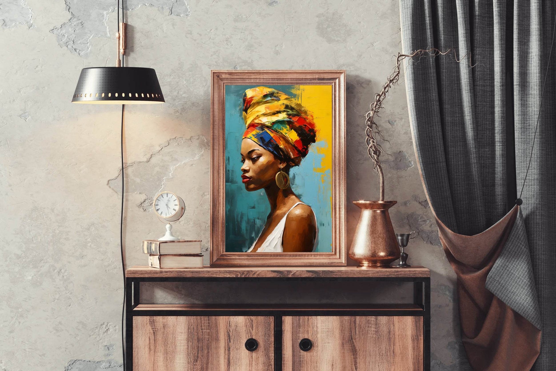 African Women Canvas Wall Art - beink online art store