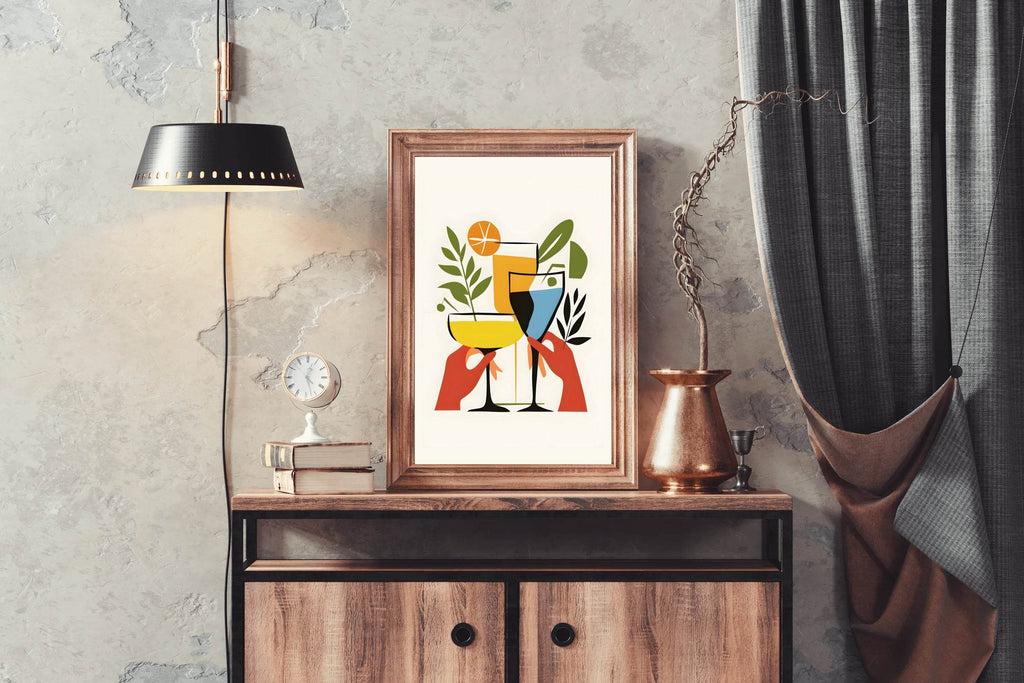 Cocktail Party Wall Art - beink online art store
