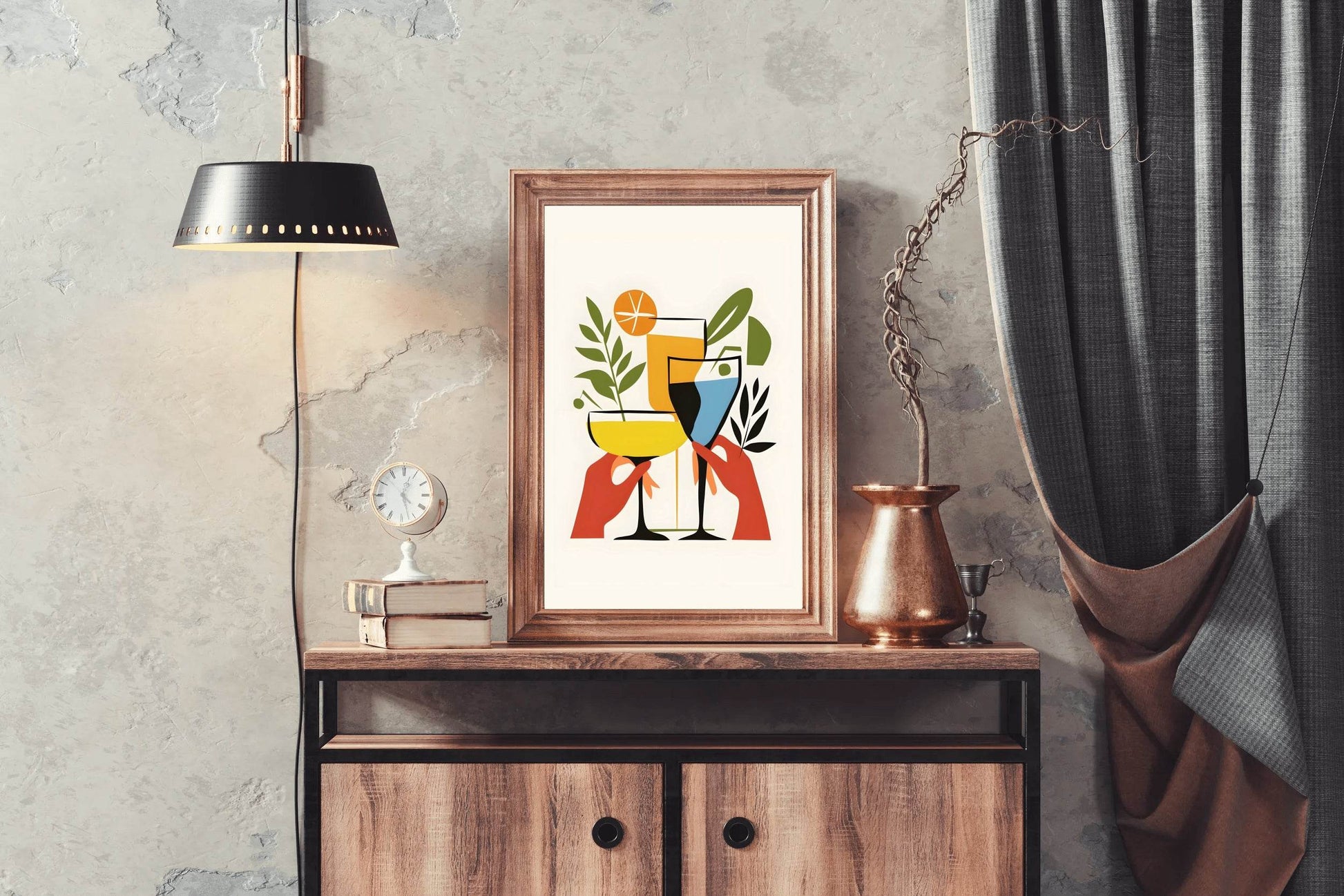 Cocktail Party Wall Art - beink online art store