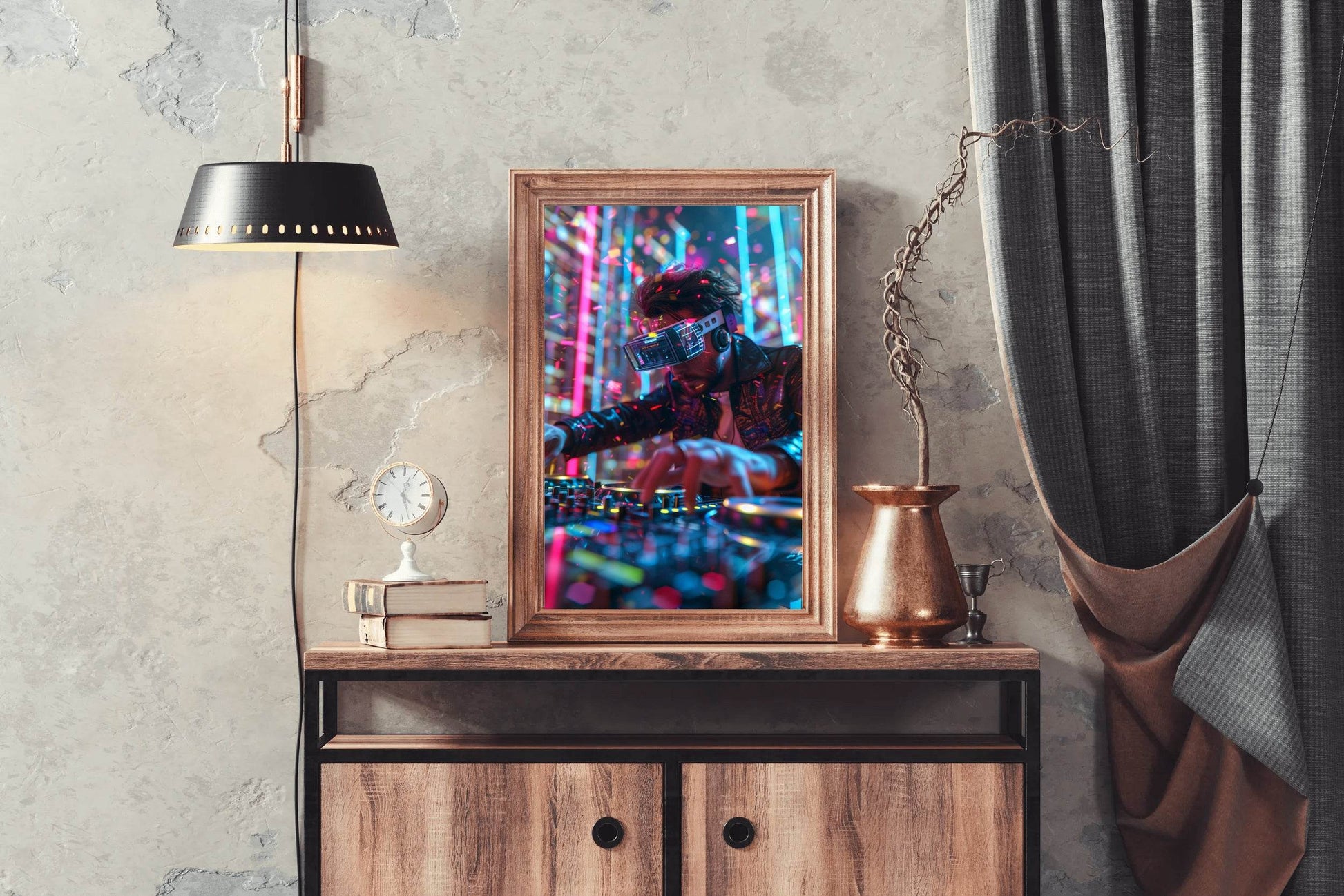 Music Synth With VR Wall Art - beink online art store