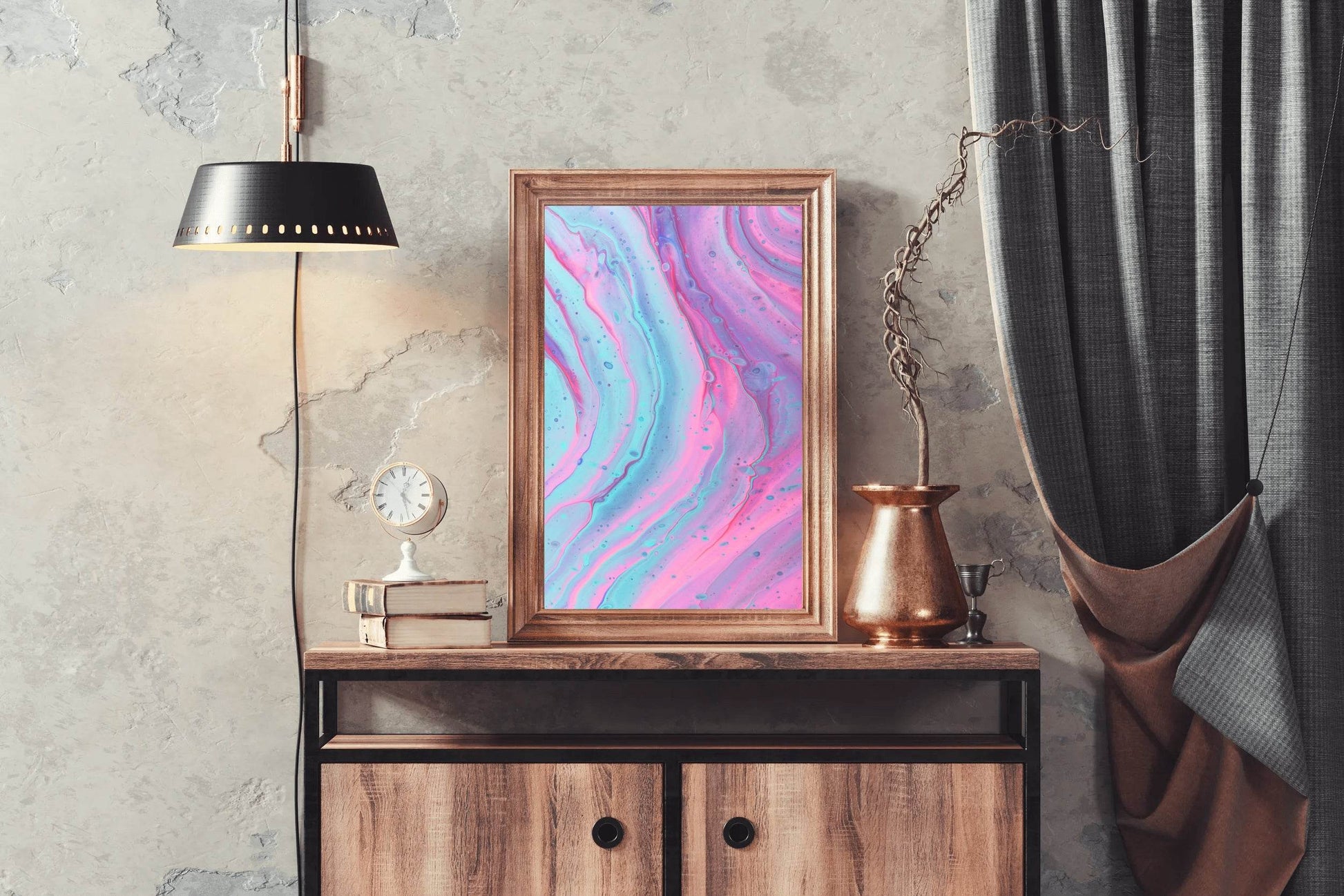 Water Color Fluid Abstract Wall Art - beink online art store