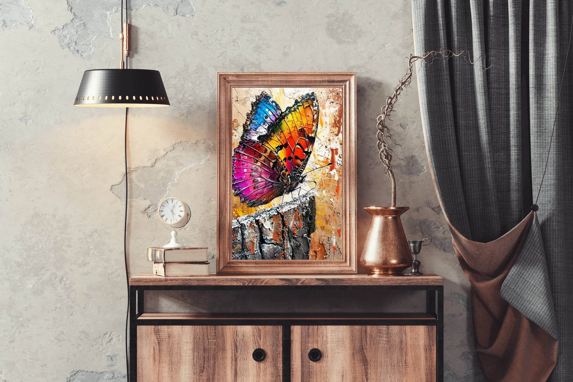 Colorful Butterfly Painting Wall Art - beink online art store