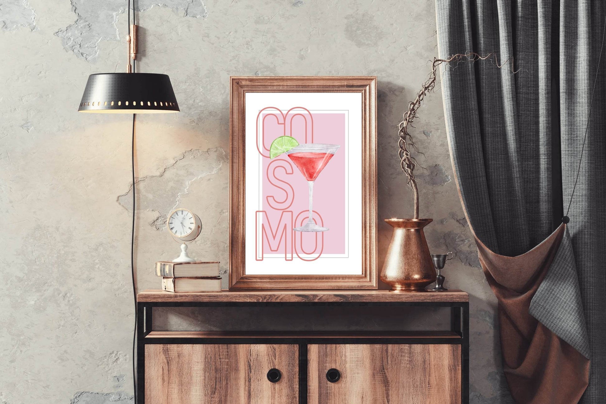 Cosmo Cocktail Wall Art - beink online art store