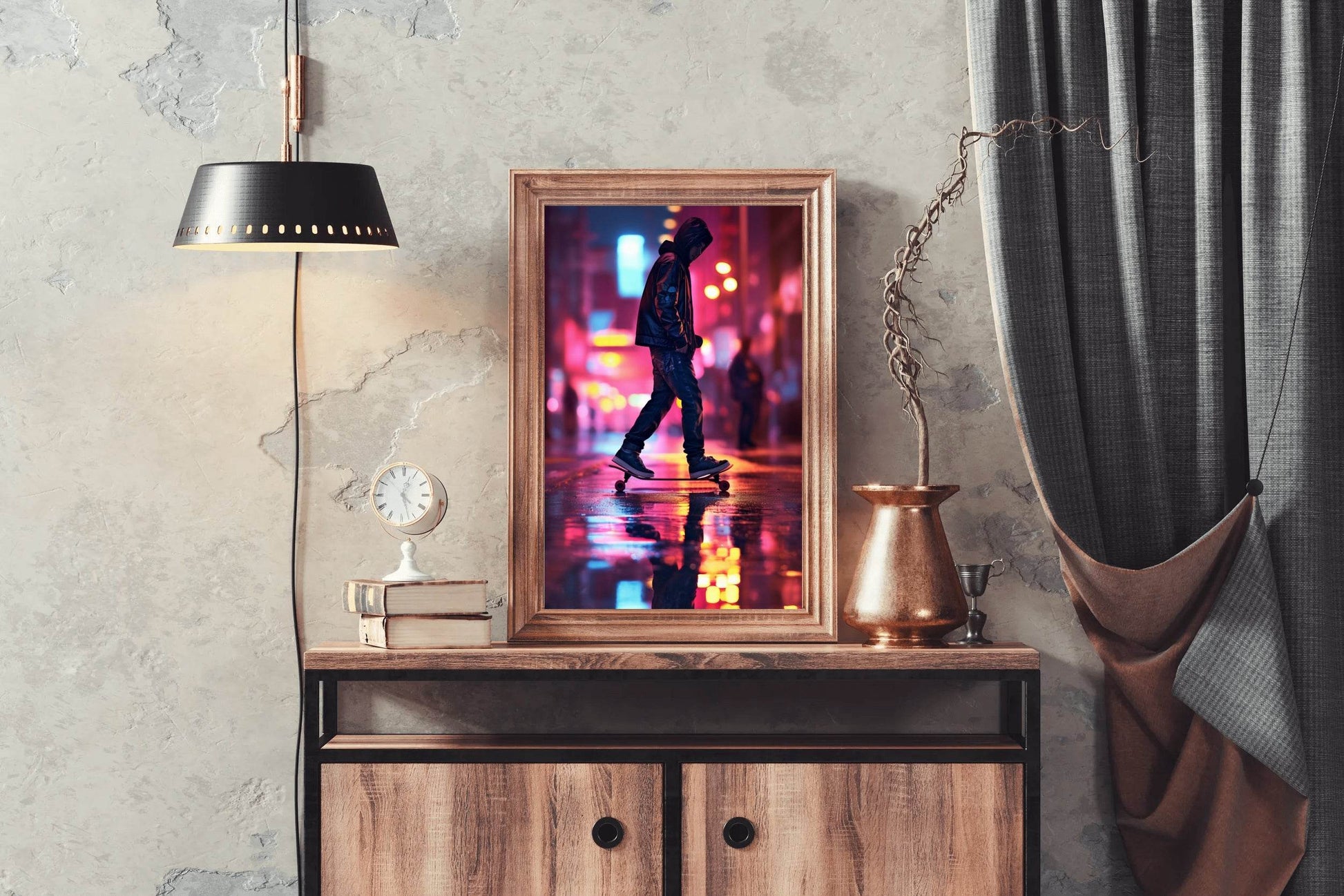 Young Skater Wall Art - beink online art store