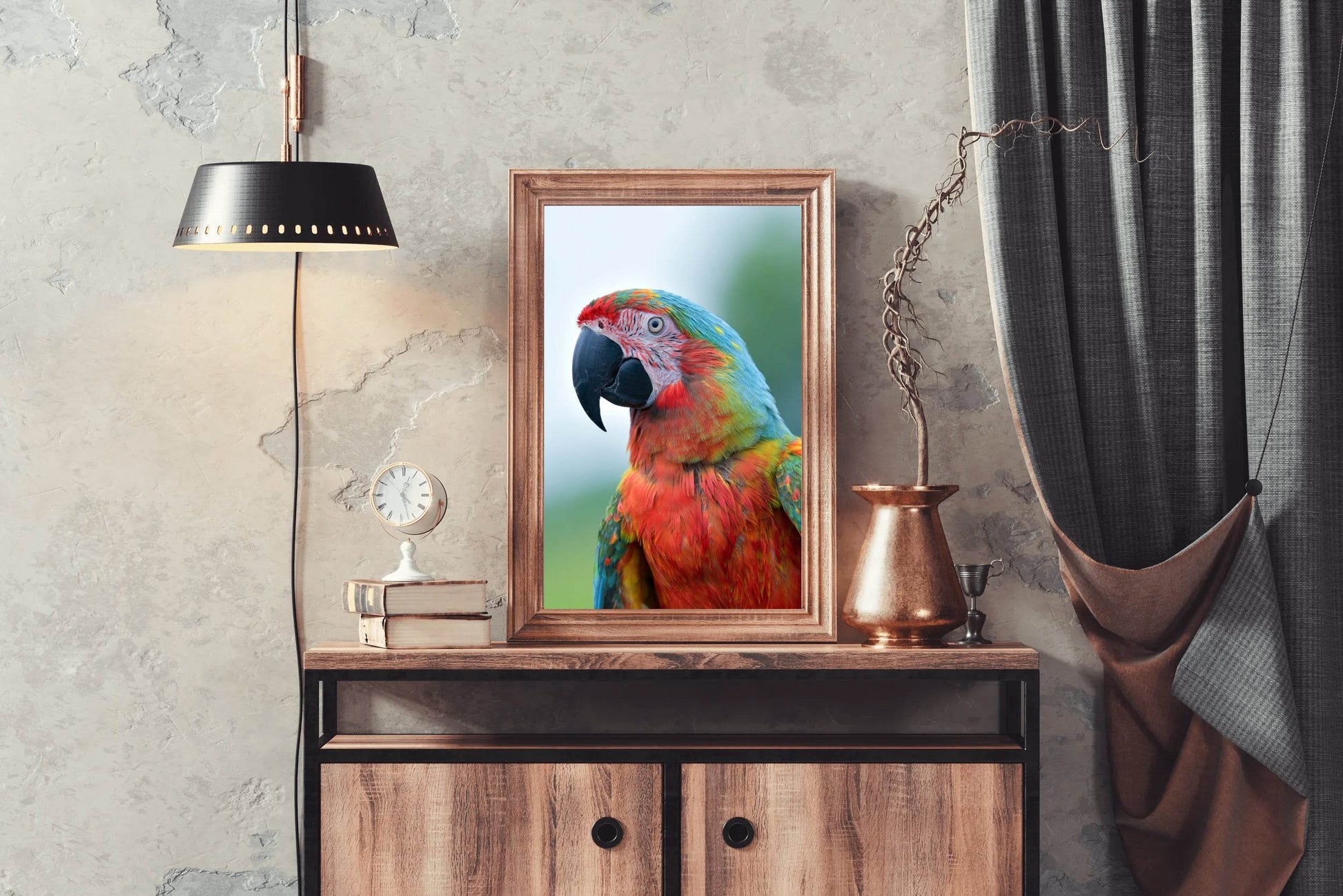 Beautiful Macaw Parrot Wall Art - beink online art store