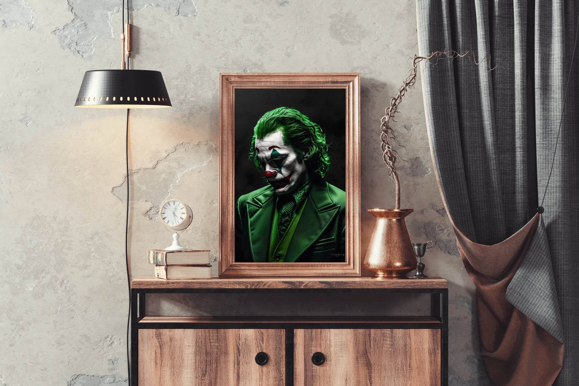 Painting of Joker Character Premium Wall Art - beink online art store