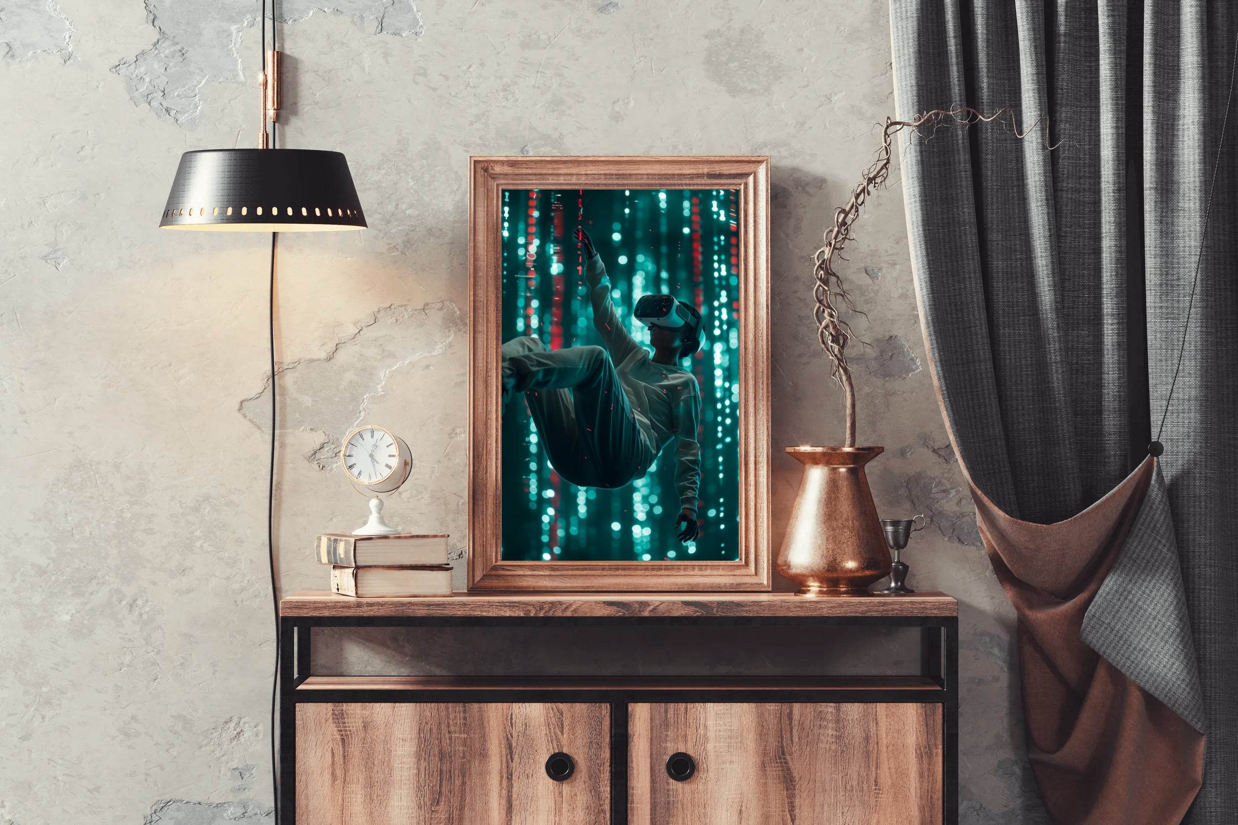 Matrix Virtual Reality Wall Art - beink online art store