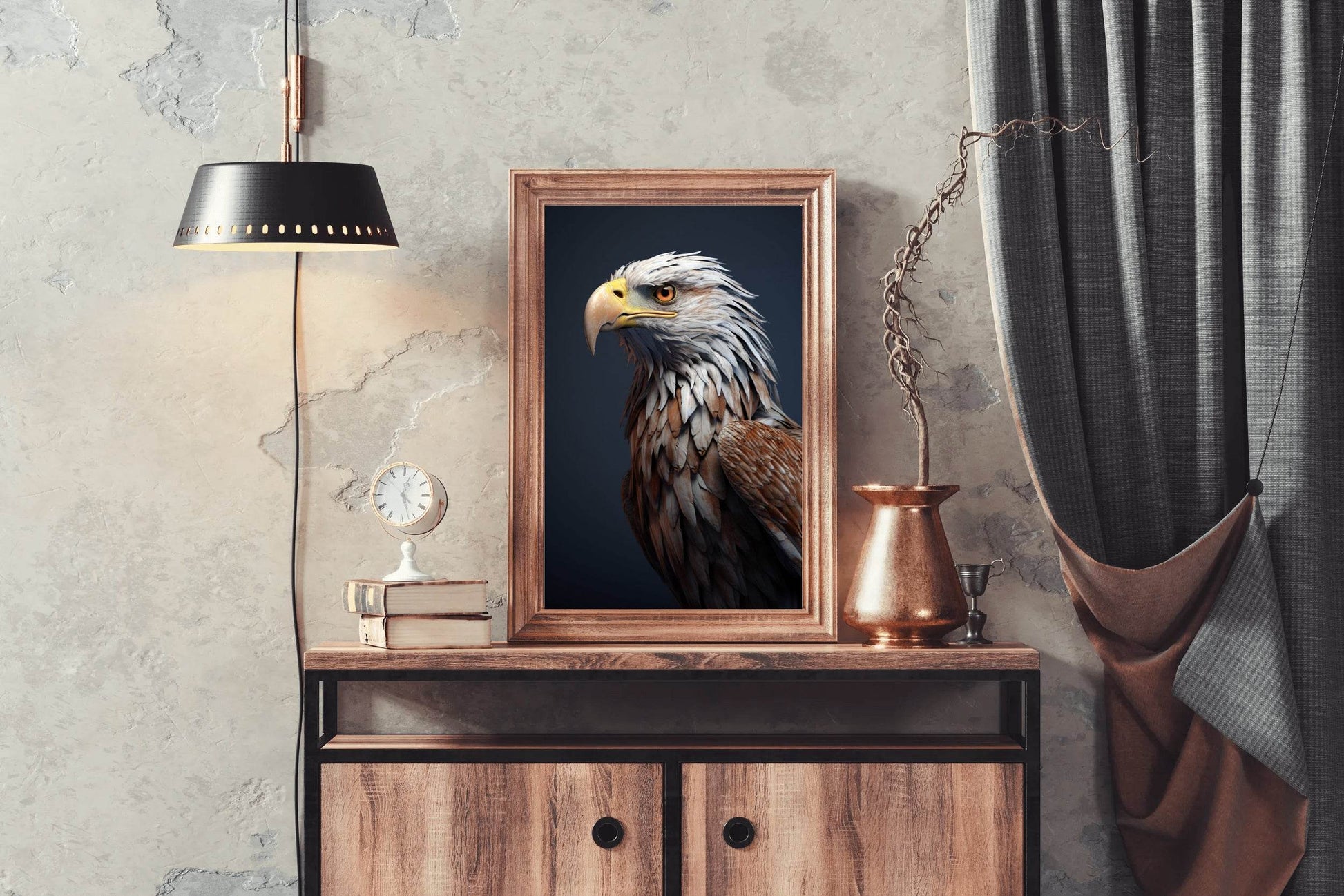 Bald Eagle Bird Wall Art - beink online art store