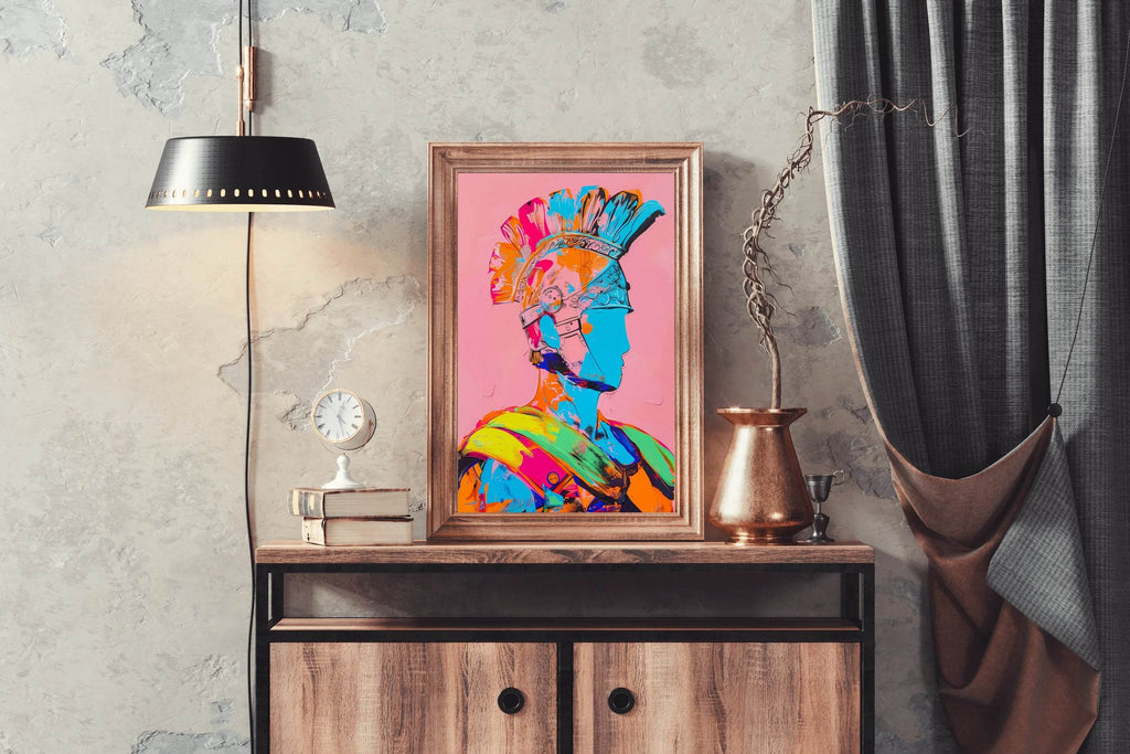 Roman Gladiator Paintings Wall Art - beink online art store