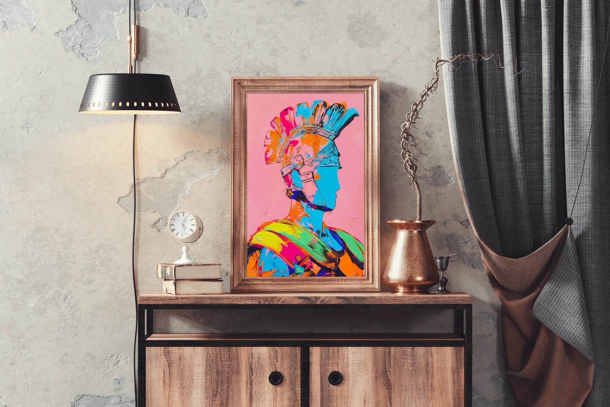 Roman Gladiator Paintings Wall Art - beink online art store