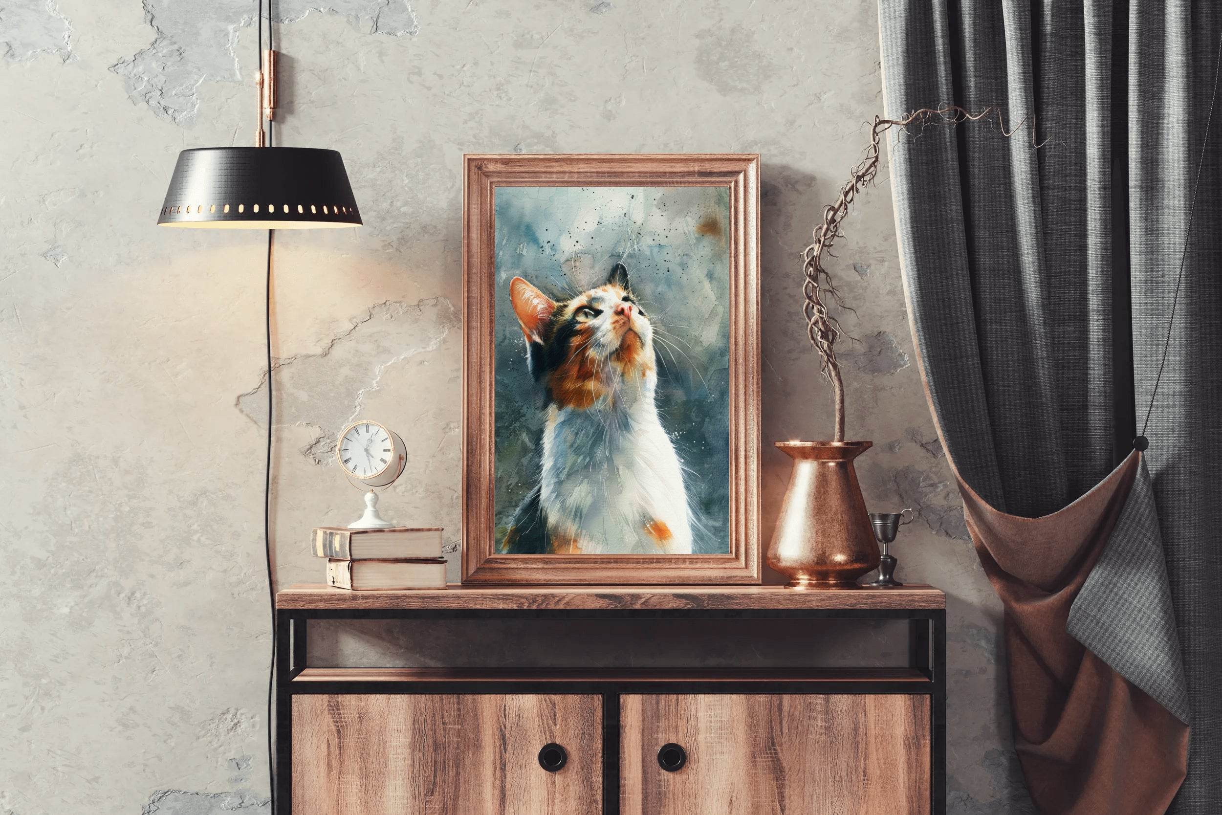 Cat Painted Picture Wall Art - beink online art store