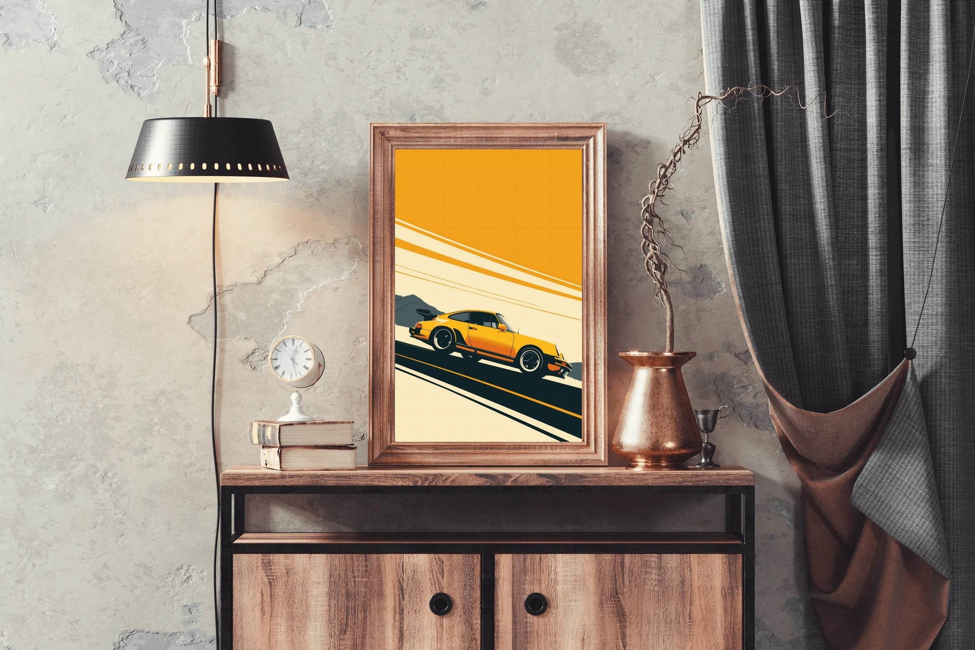 Porsche 911 GTR Sport Wall Art - beink online art store