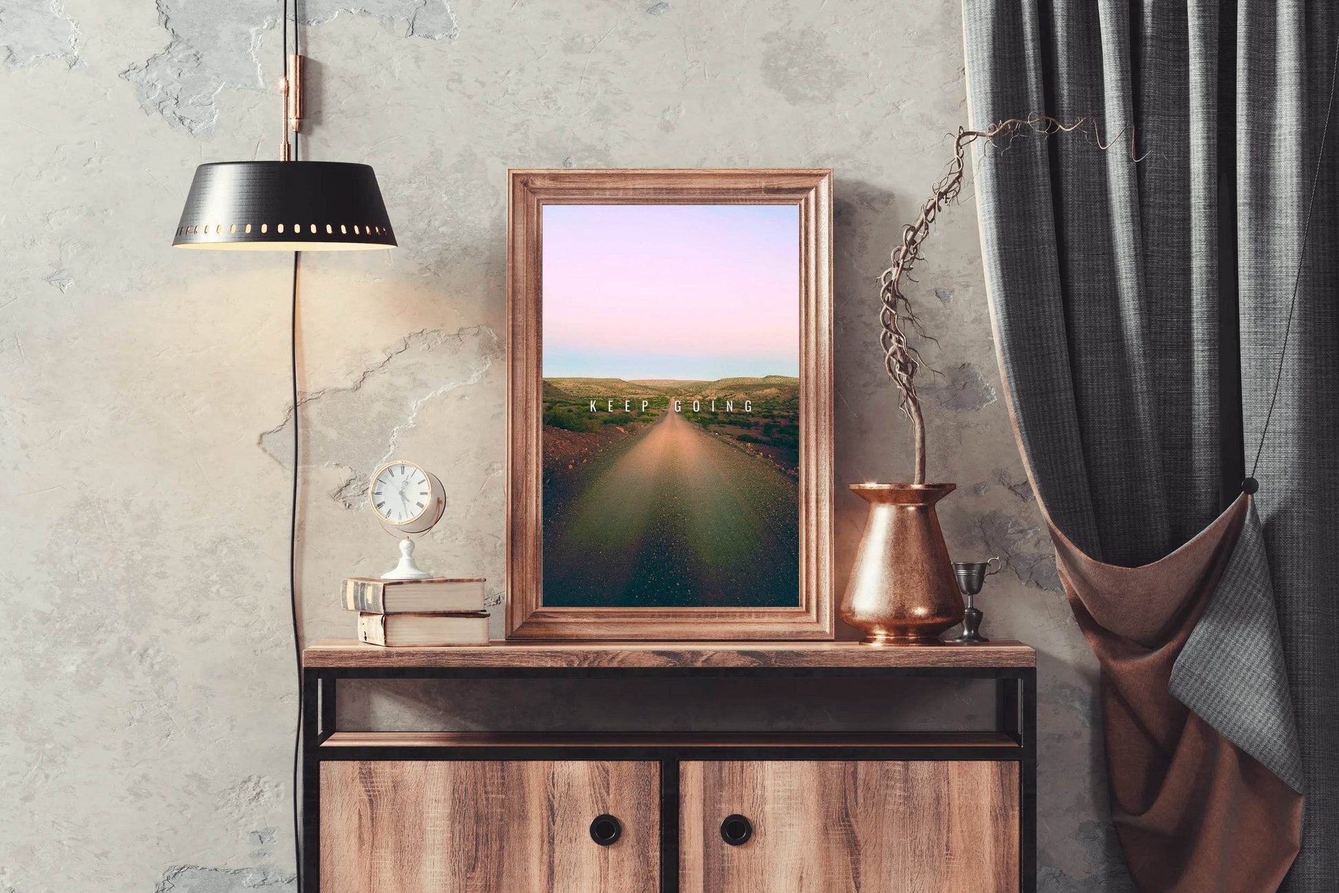 Keep Going Motivational Wall Art - beink online art store