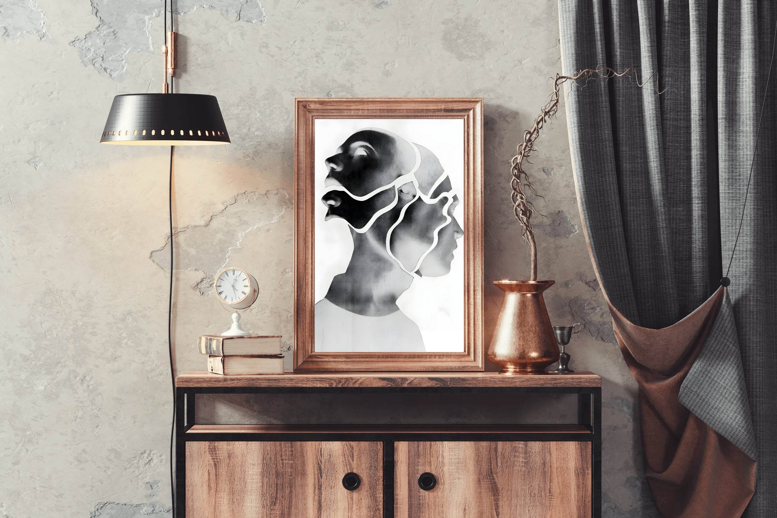 Fragmented Identity Modern Wall Art - beink online art store