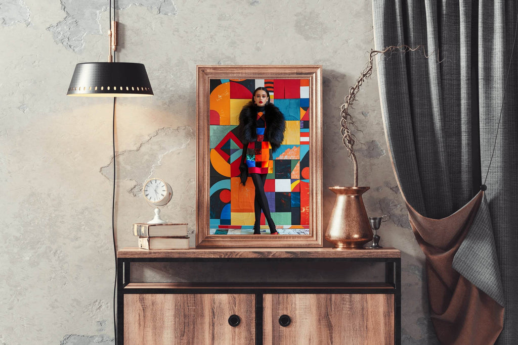 Colorful Silk Short Dress Wall Art - beink online art store