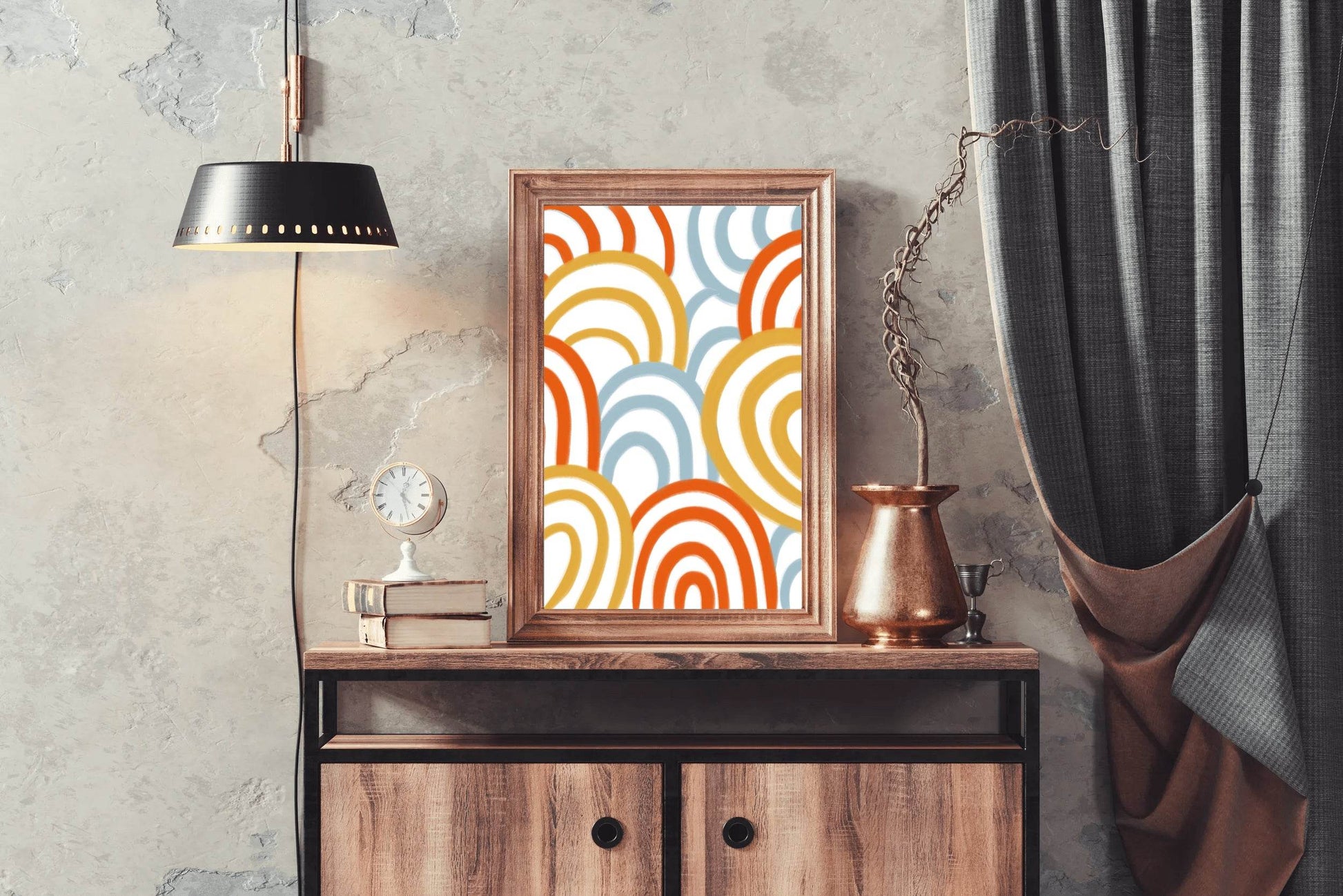 Colored Circles Wall Art - beink online art store